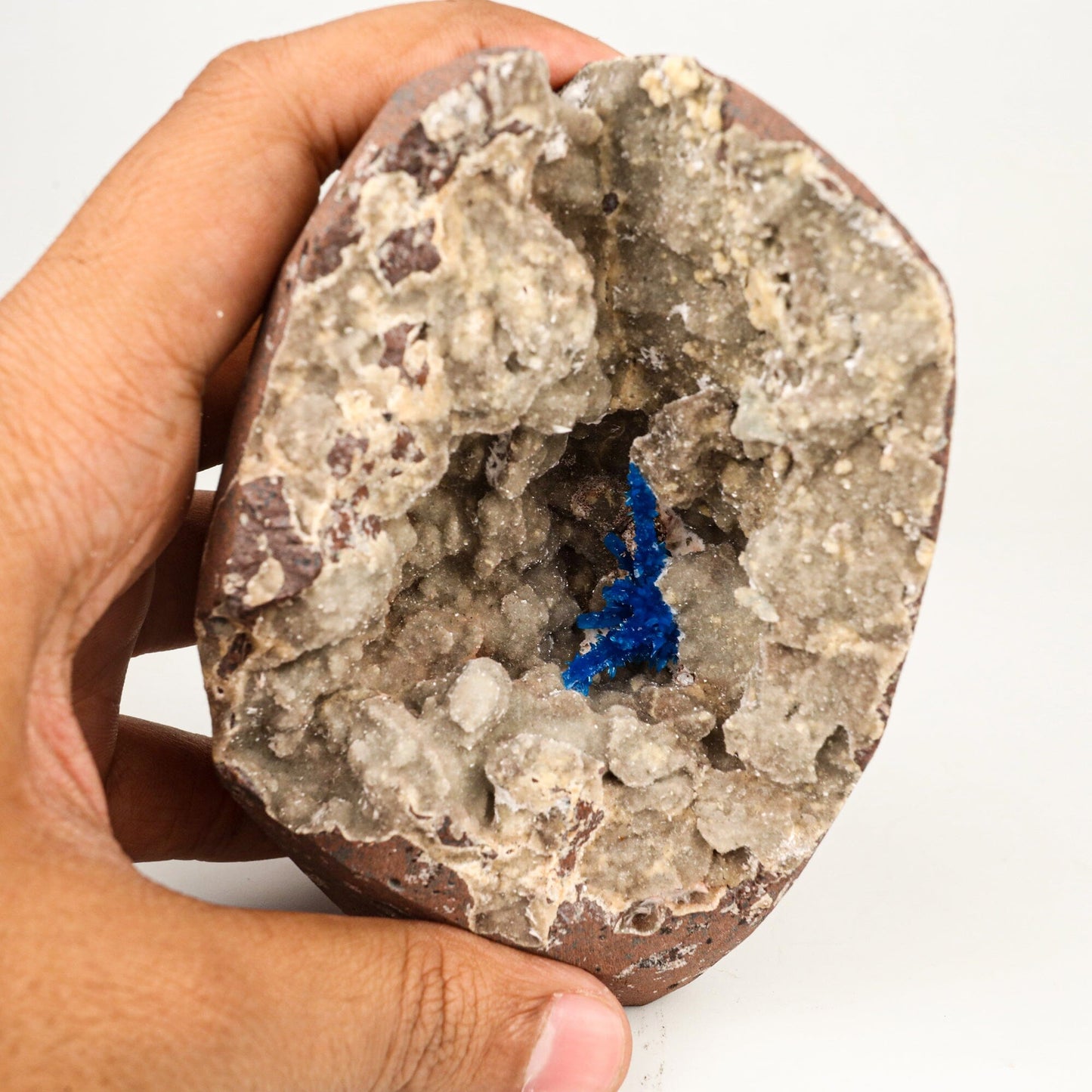 Pentagonite on Heulandite Self Standing Natural Mineral Specimen # B 6450