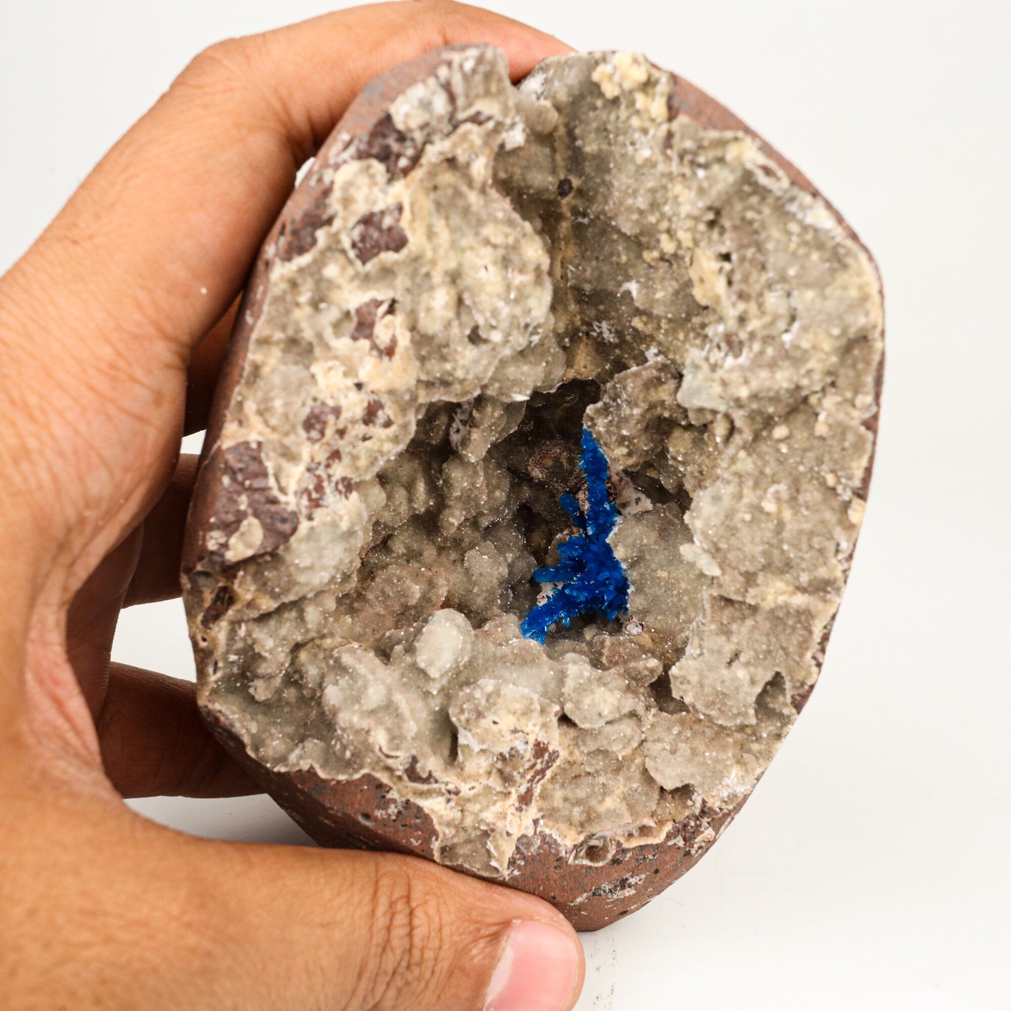 Pentagonite on Heulandite Self Standing Natural Mineral Specimen # B 6450