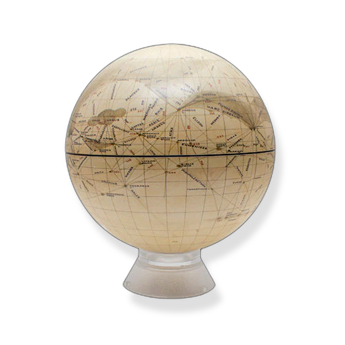Percival Lowell Mars Desktop Globe 6”
