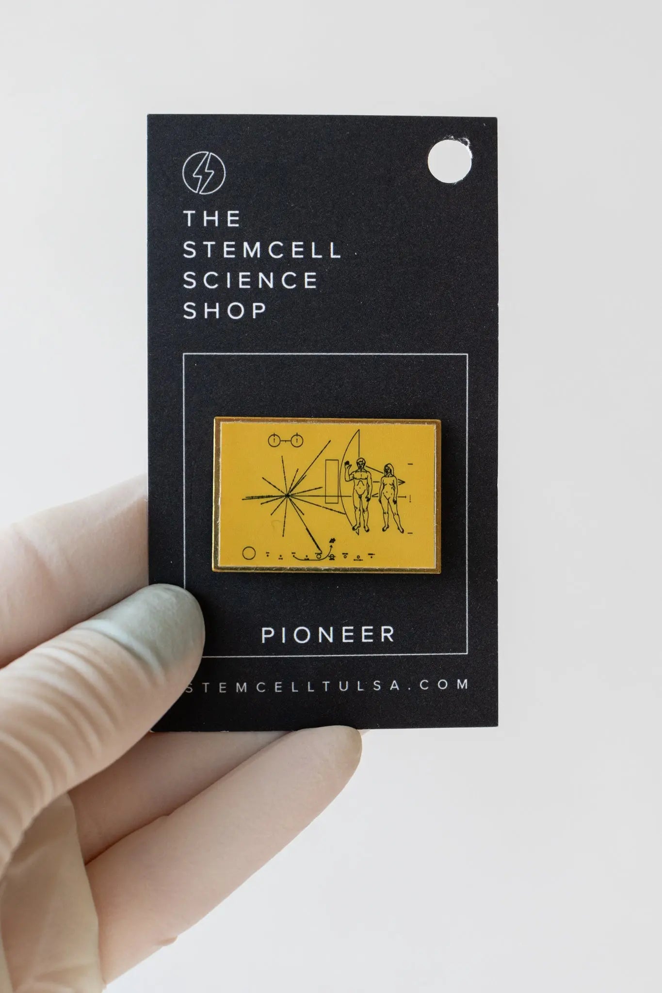 Pioneer Plaque Pin Pin Stemcell Science Shop