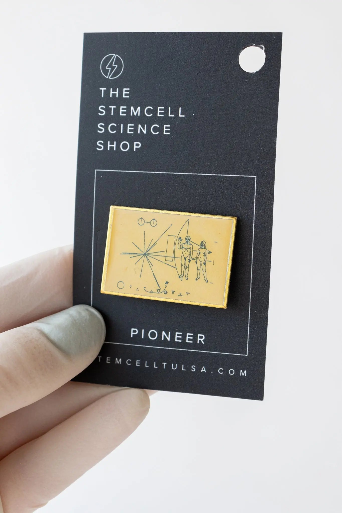 Pioneer Plaque Pin Pin Stemcell Science Shop