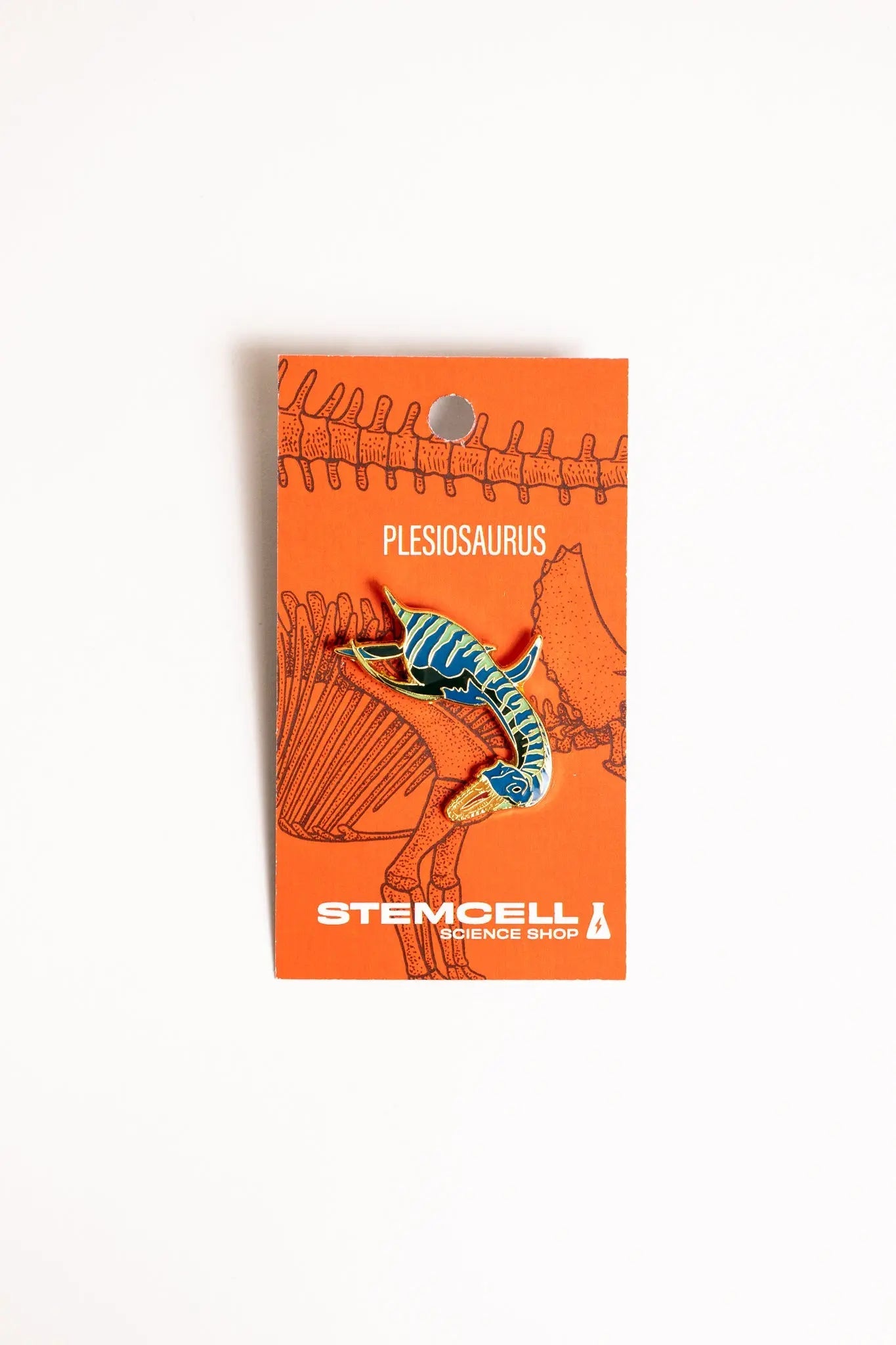 Plesiosaurus Enamel Pin (Plesiosaurus dolichodeirus), Default Title at Stemcell Science Shop