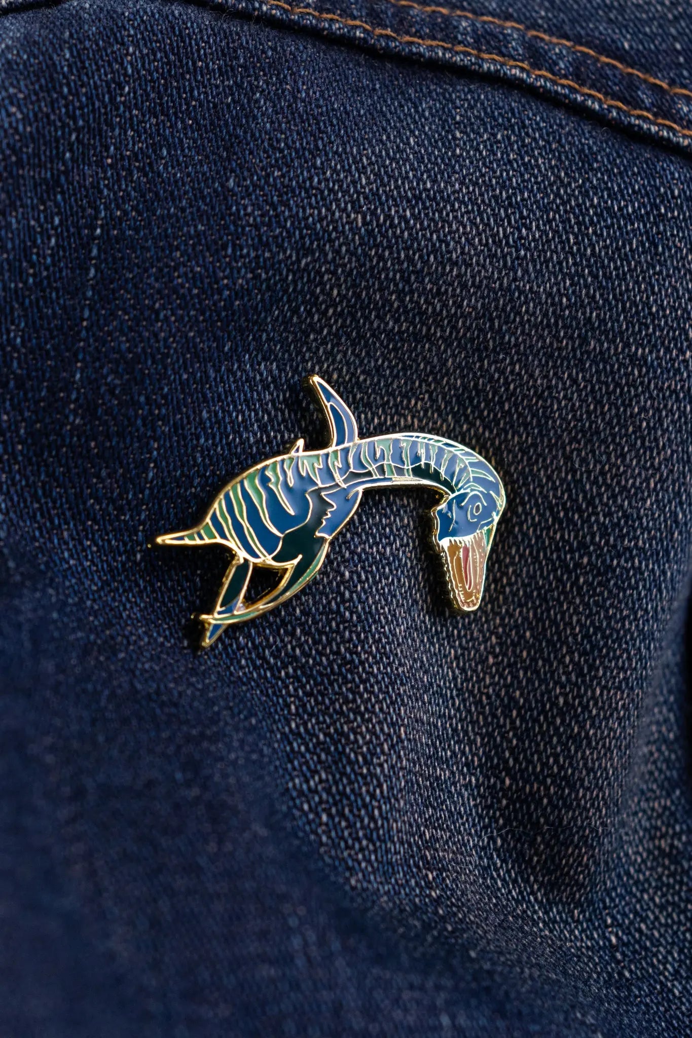 Plesiosaurus Enamel Pin (Plesiosaurus dolichodeirus), Default Title at Stemcell Science Shop