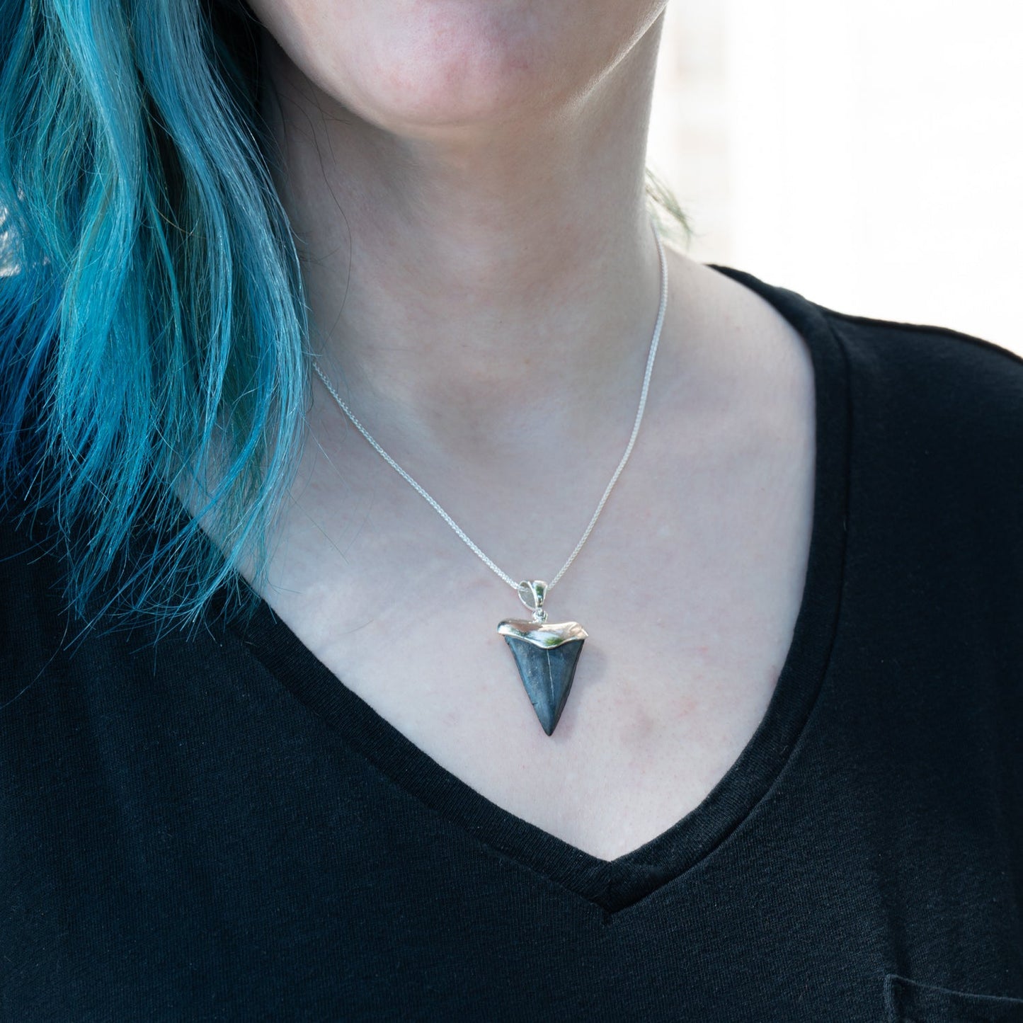 Fossil Shark Tooth Pendant