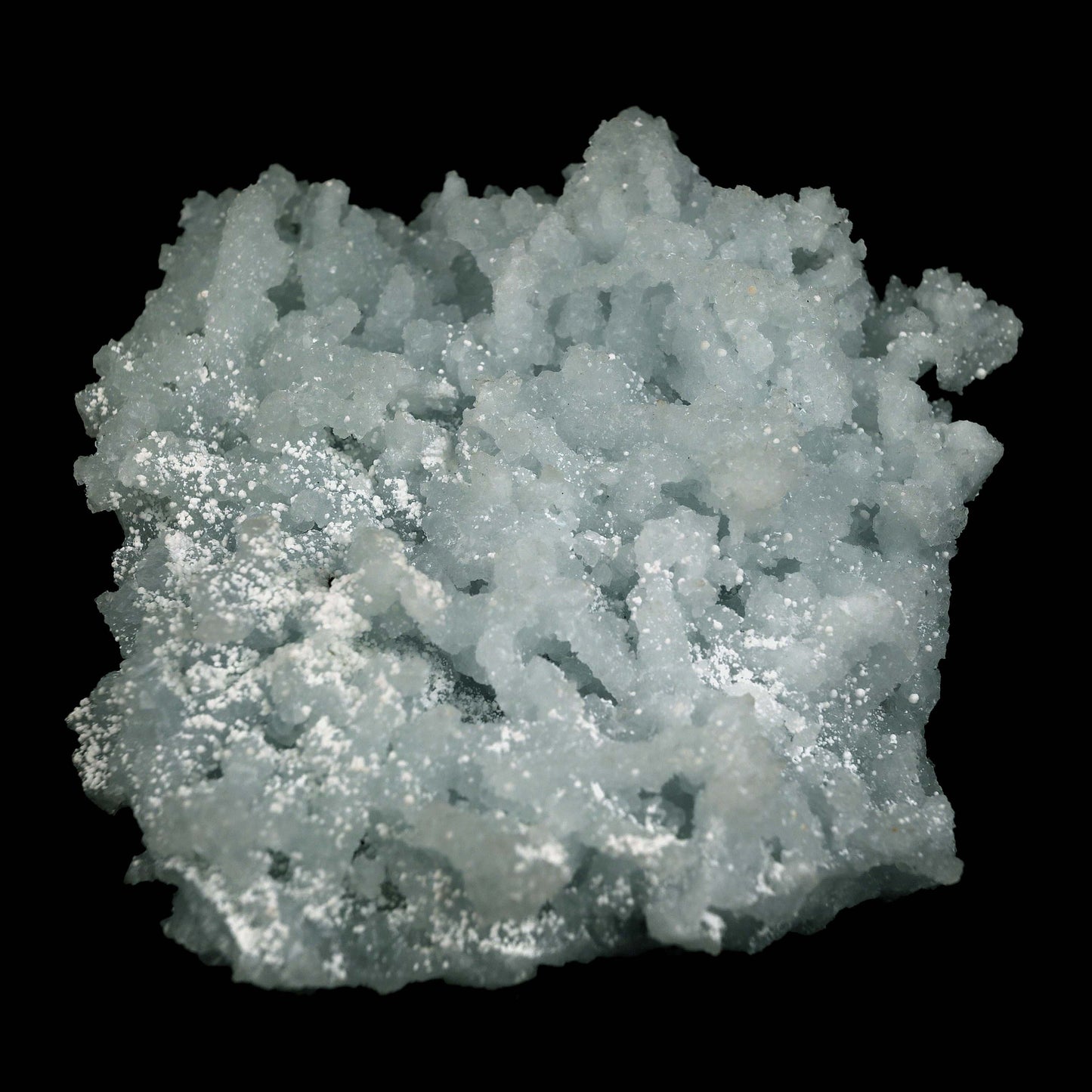 Prehnite Mesh Formation Natural Mineral Specimen  # B 4537