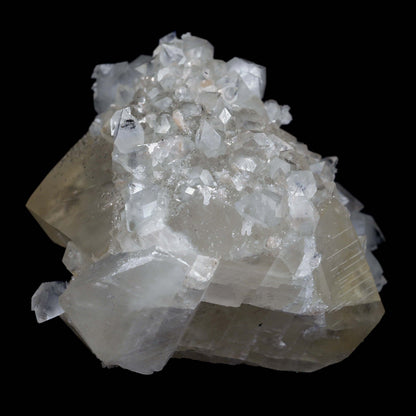 Pseudo Calcite with Apophyllite Natural Mineral Specimen  # B 4632