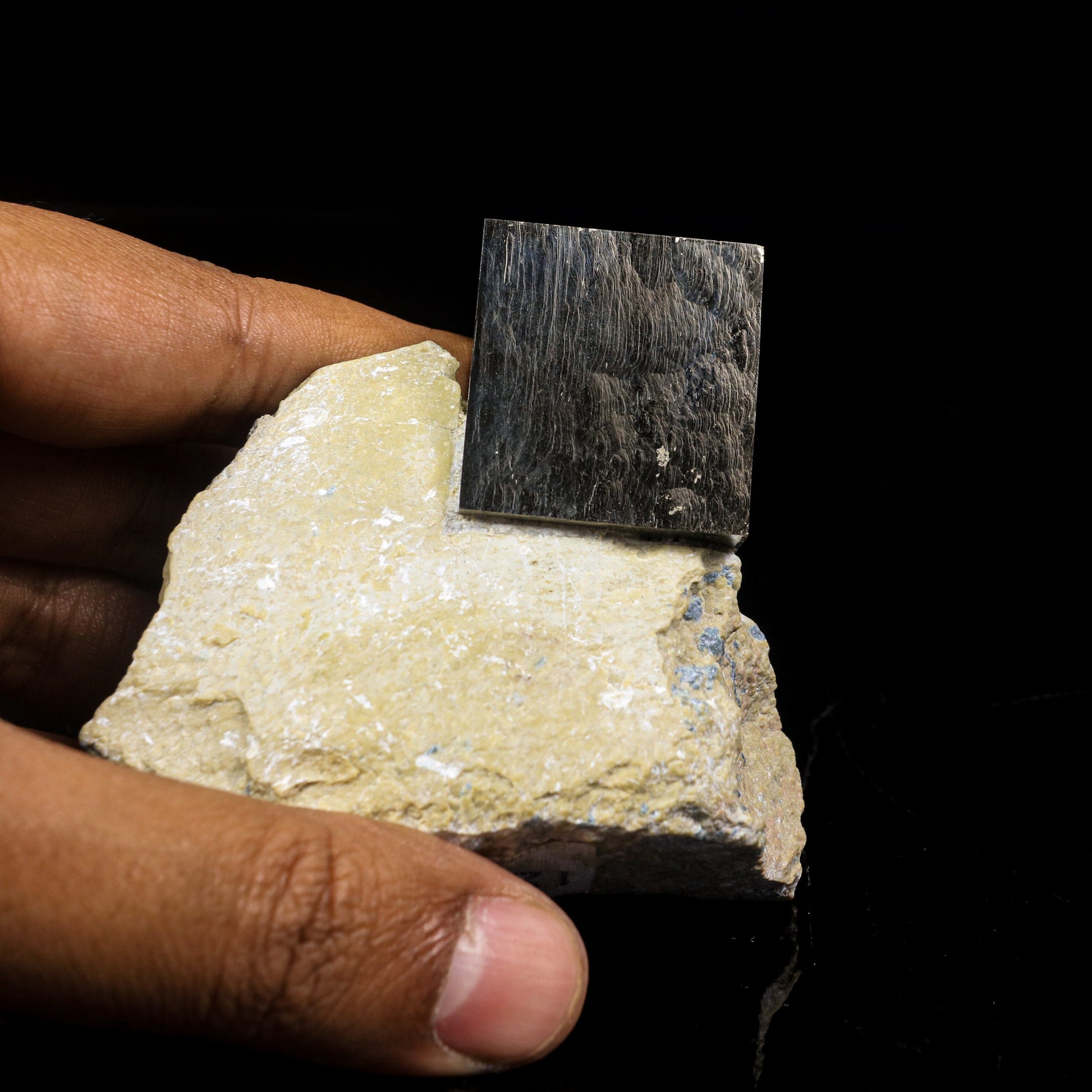 Pyrite Cube from Spain Natural Mineral Specimen, Default Title at Stemcell Science Shop