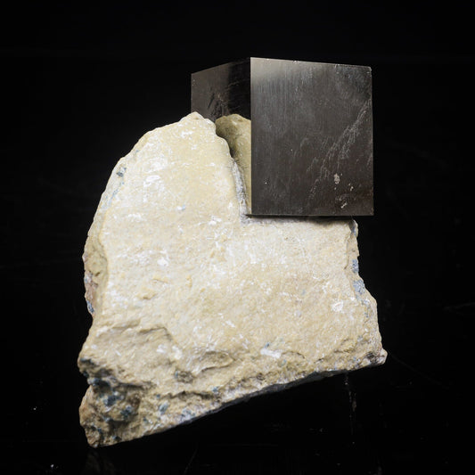 Pyrite Cube from Spain Natural Mineral Specimen, Default Title at Stemcell Science Shop