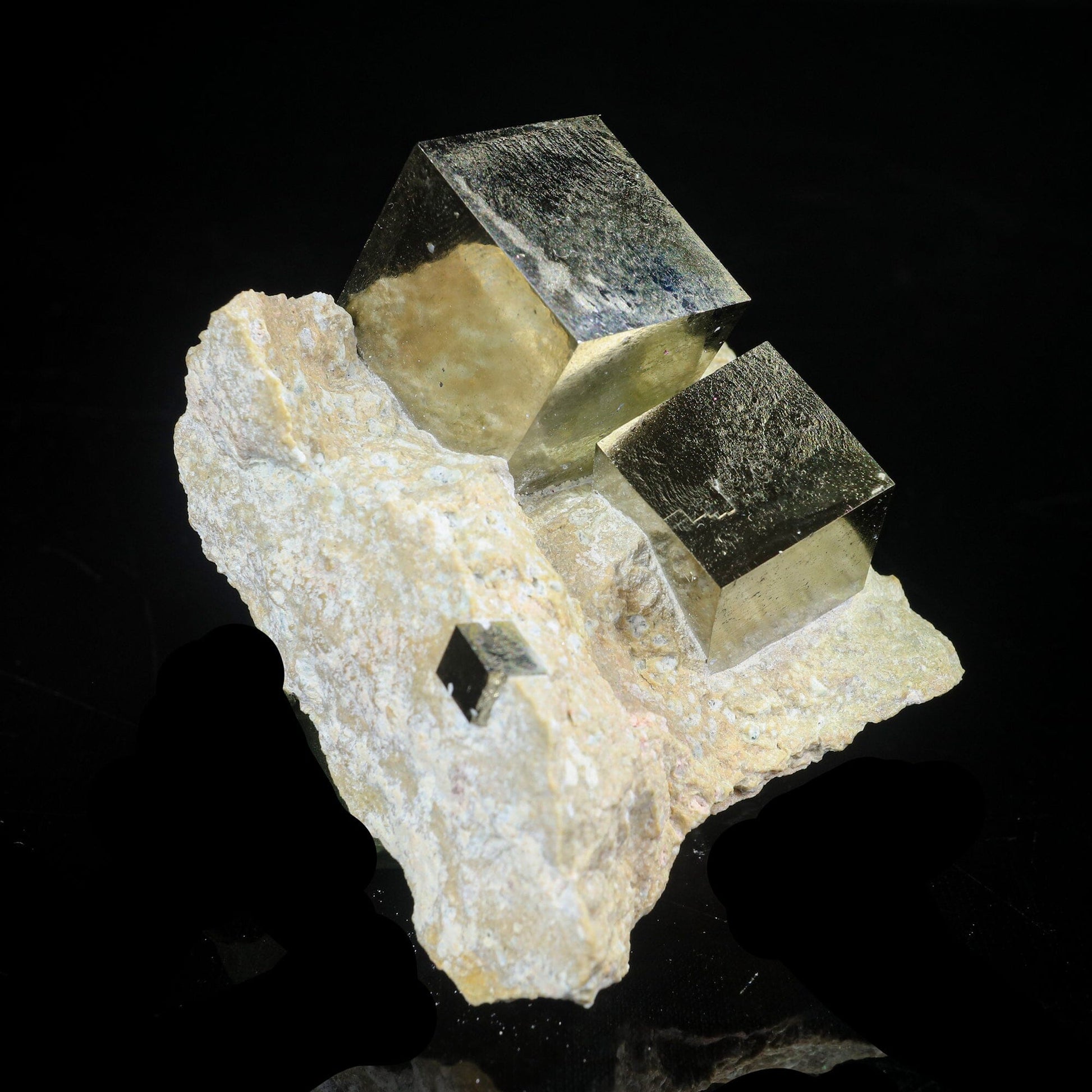 Pyrite Cube from Spain Natural Mineral Specimen, Default Title at Stemcell Science Shop