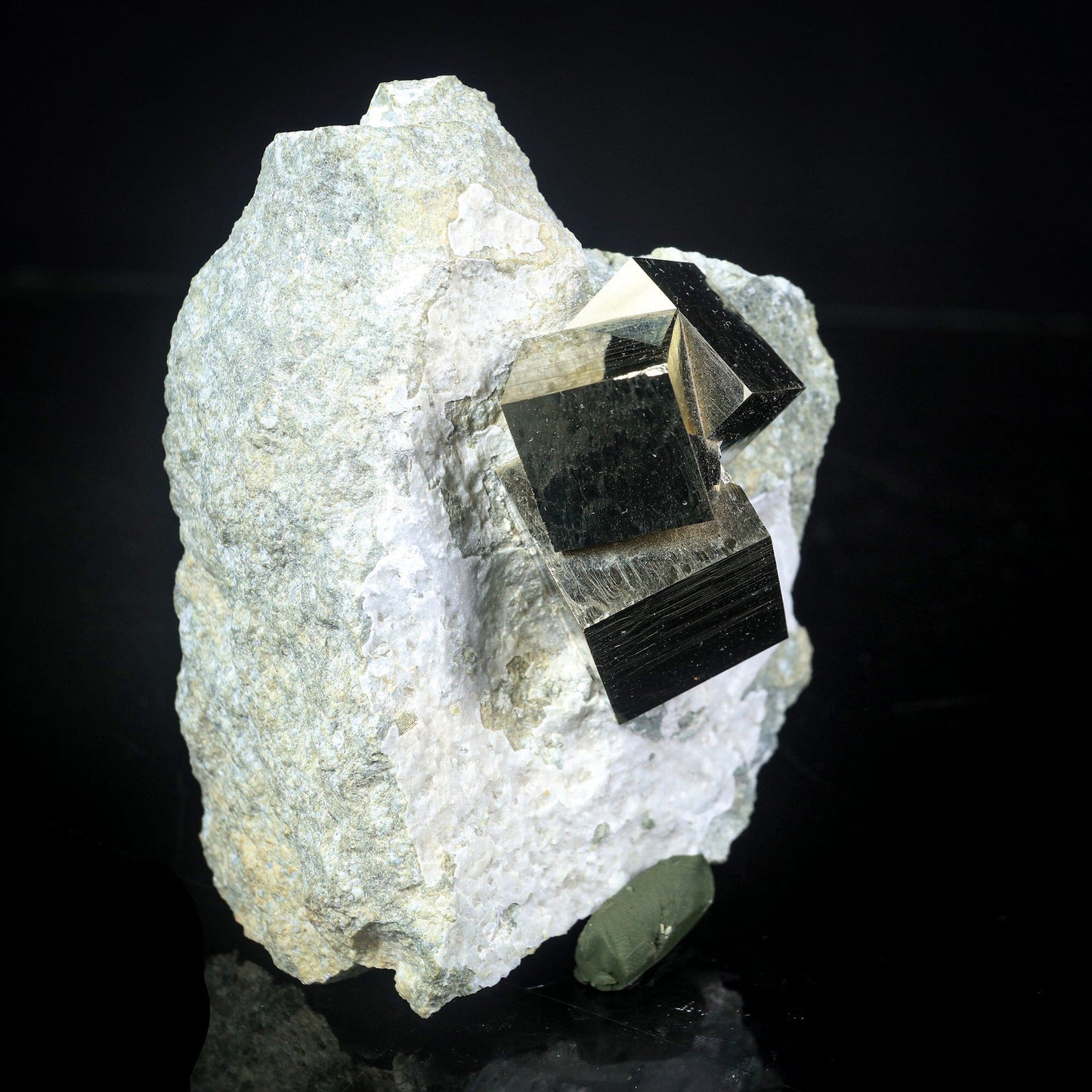 Pyrite Cube from Spain Natural Mineral Specimen