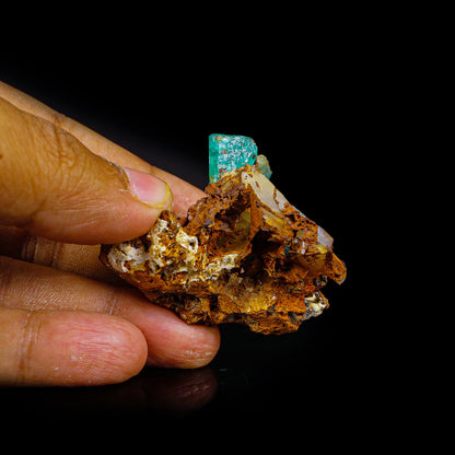 Rare Deep green Emeralds Natural Mineral Specimen Museum # B 6825