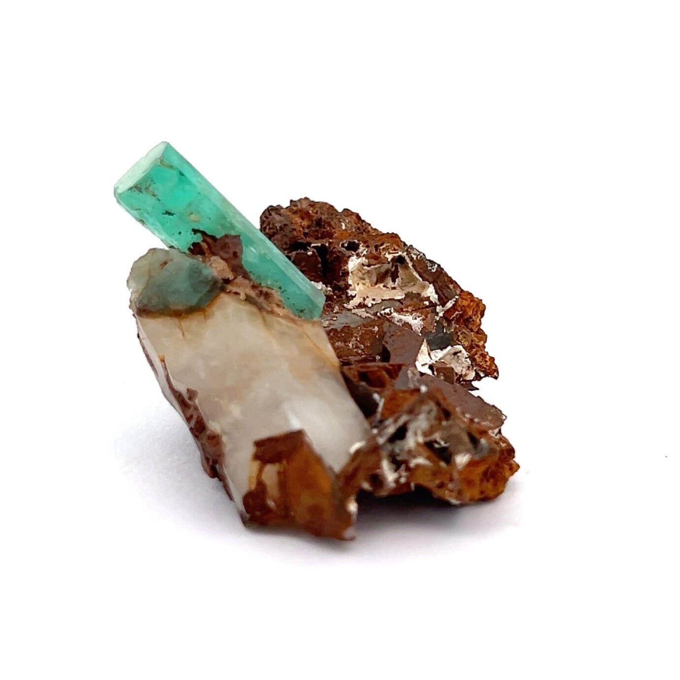 Rare Deep green Emeralds Natural Mineral Specimen Museum # B 6825