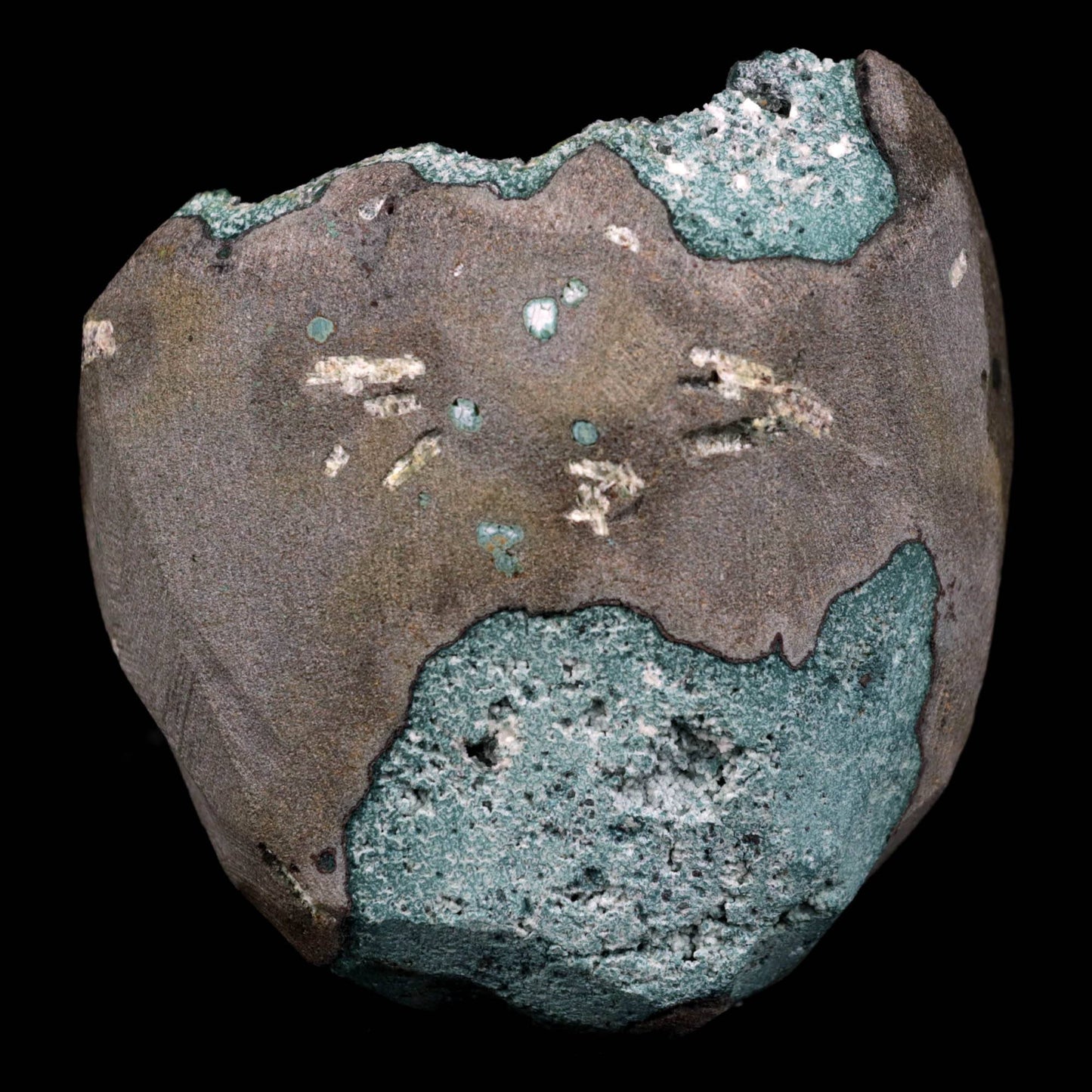Rare Find Epi-Stilbite Inside Black Chalcedony Natural Mineral Specimen  # B 4736