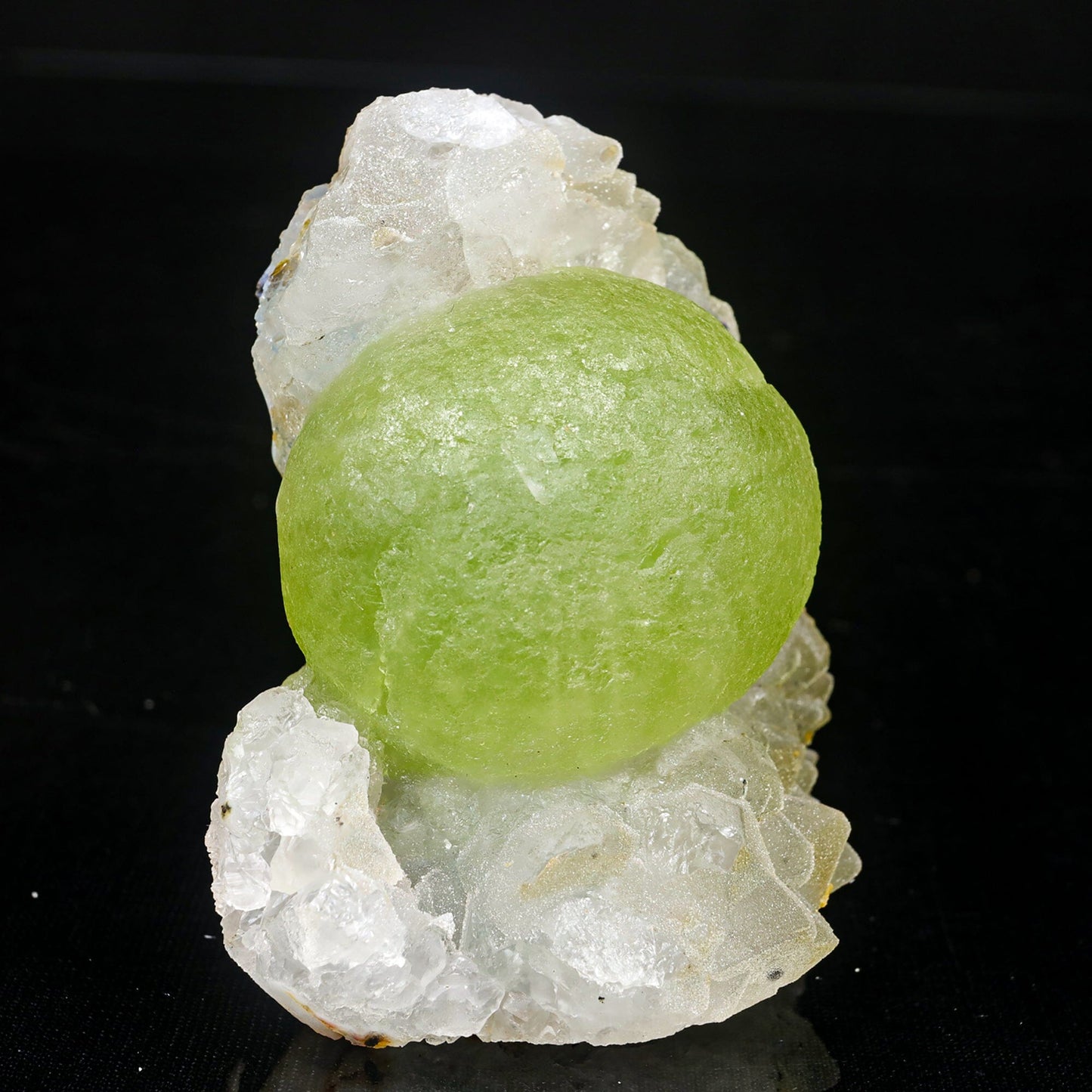 Rare Green Botryoidal Fluorites Natural Mineral Specimen