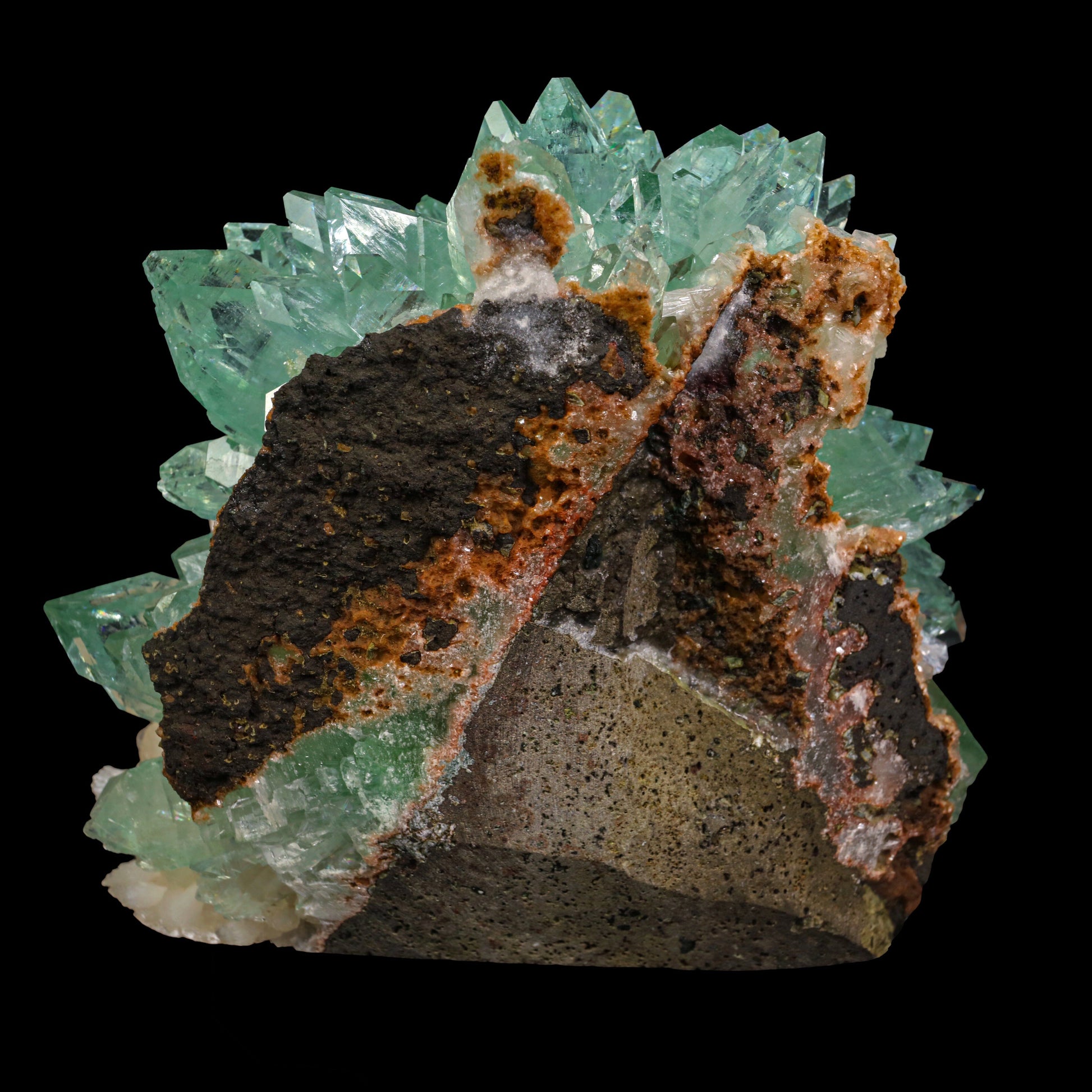 Rare Green Floral Apophyllite Sharp Terminated Natural Mineral Specimen, Default Title at Stemcell Science Shop