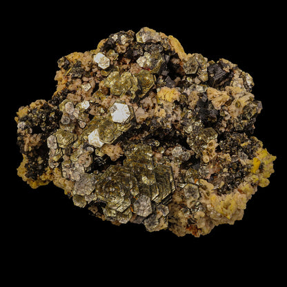 Rare Hexagon Mica with Feldspar Natural Mineral Specimen # B 6828