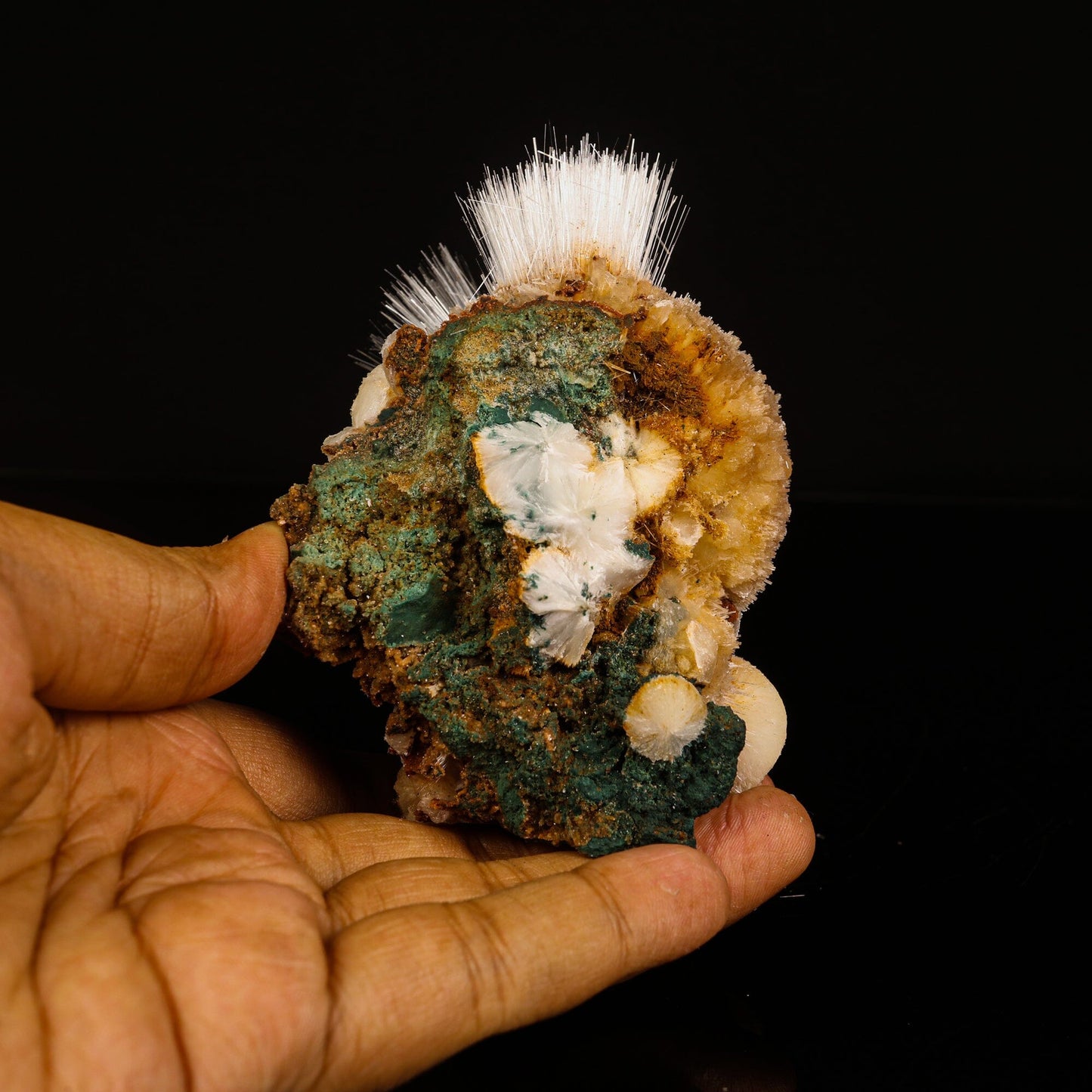Rare New Find Thomsonite with Mesolite Natural Mineral Specimen # B 6815