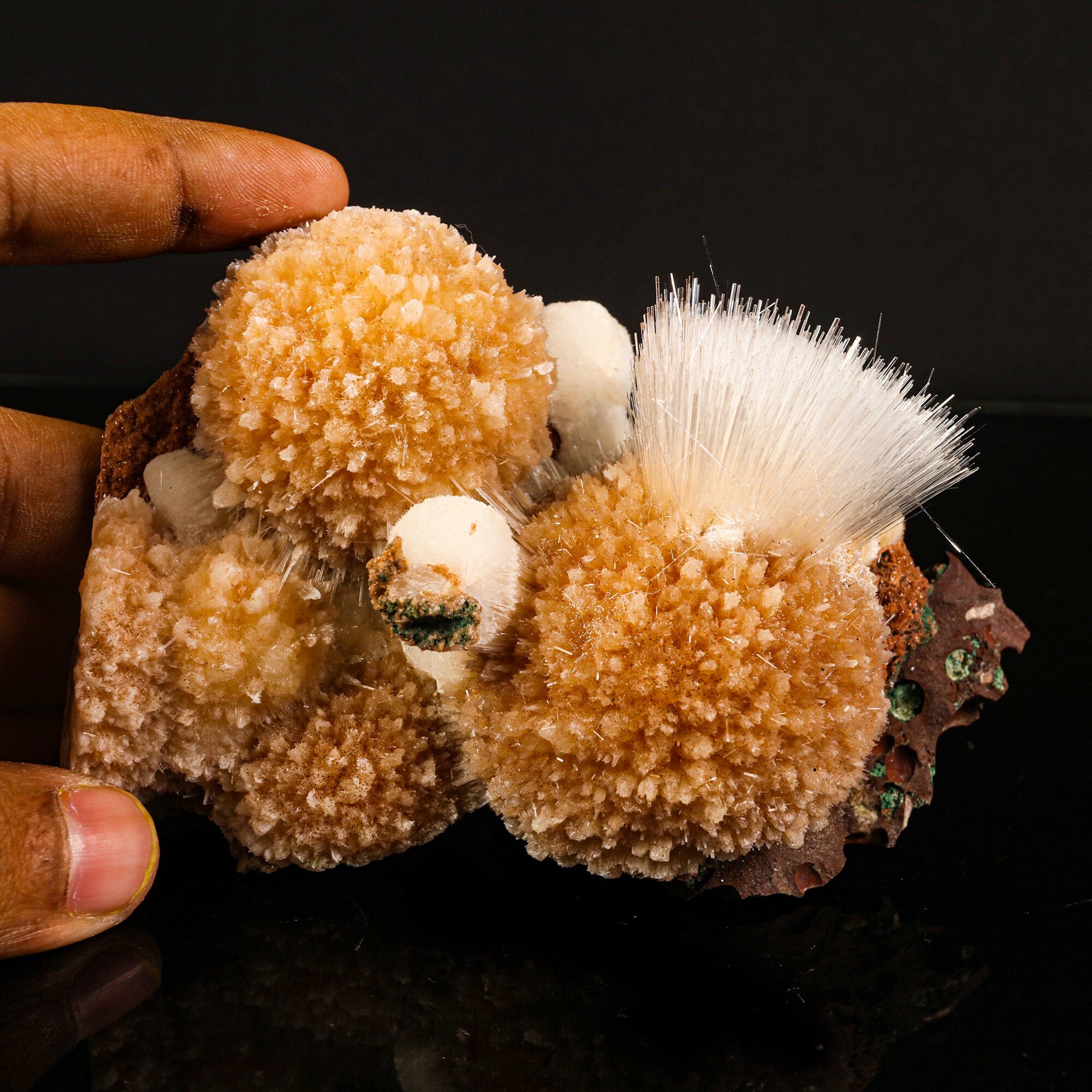 Rare New Find Thomsonite with Mesolite Natural Mineral Specimen # B 6822