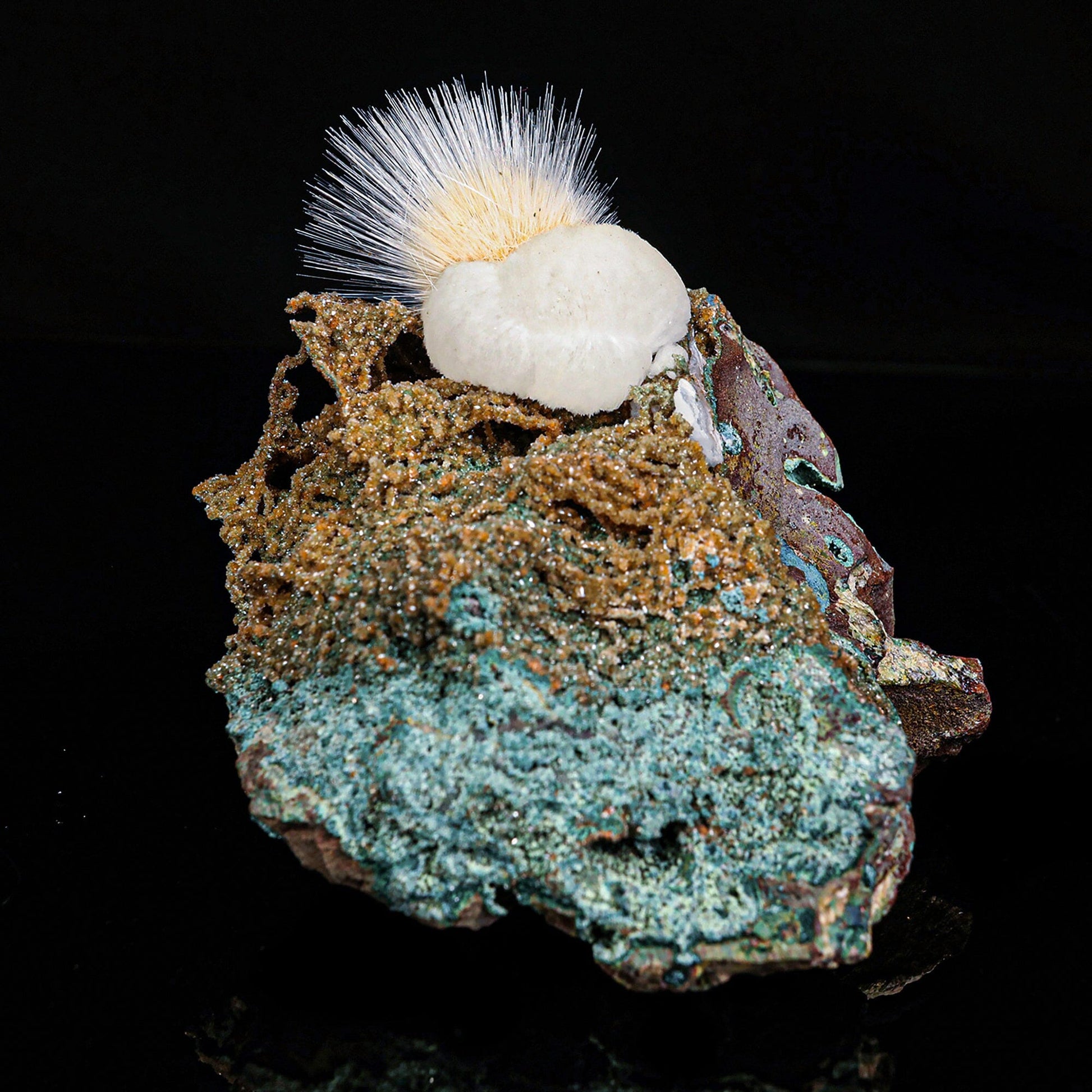 Rare New Find Thomsonite with Mesolite Natural Mineral Specimen # B 68 ...