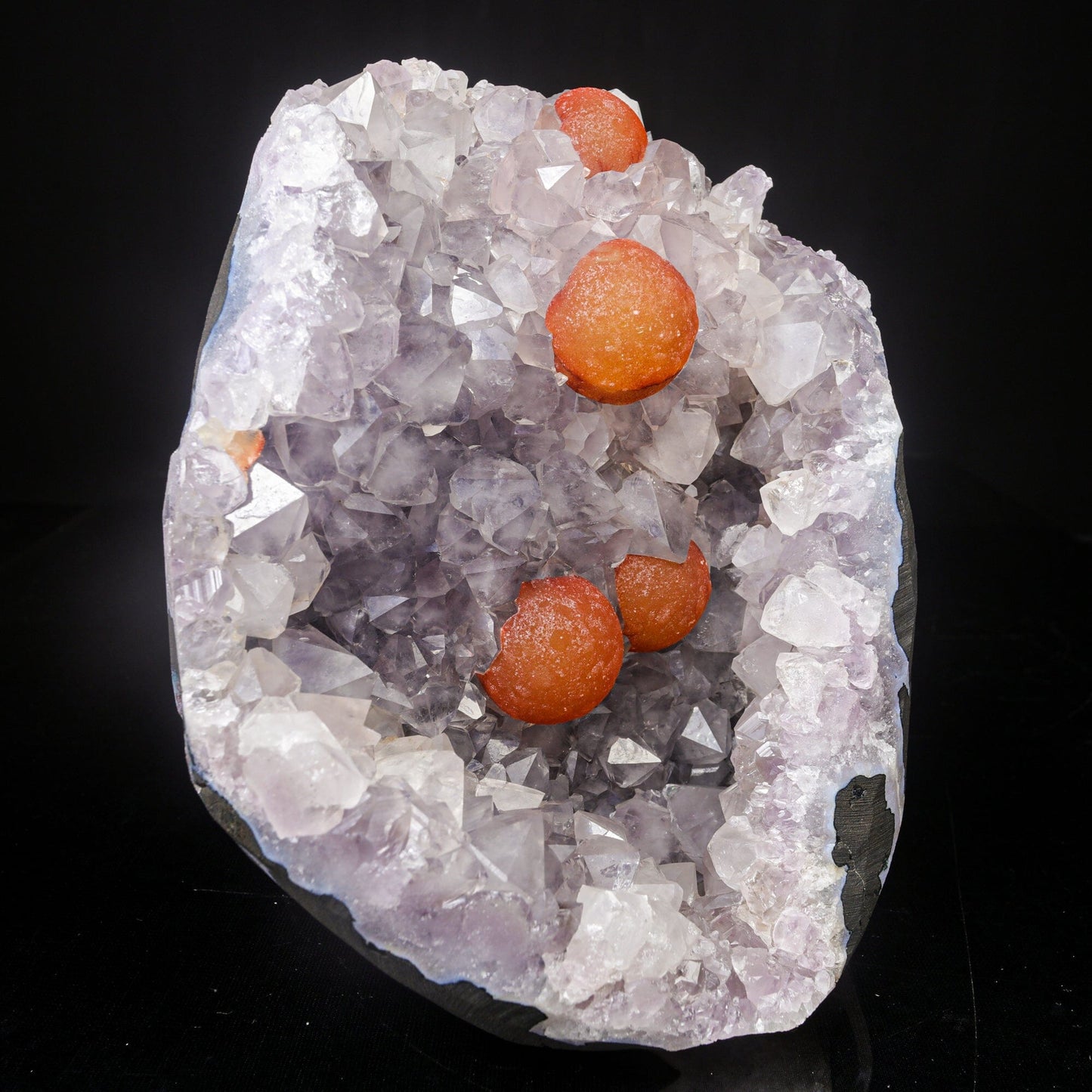 Rare Red Botryoidal Fluorites Natural mineral Specimen # B 7021