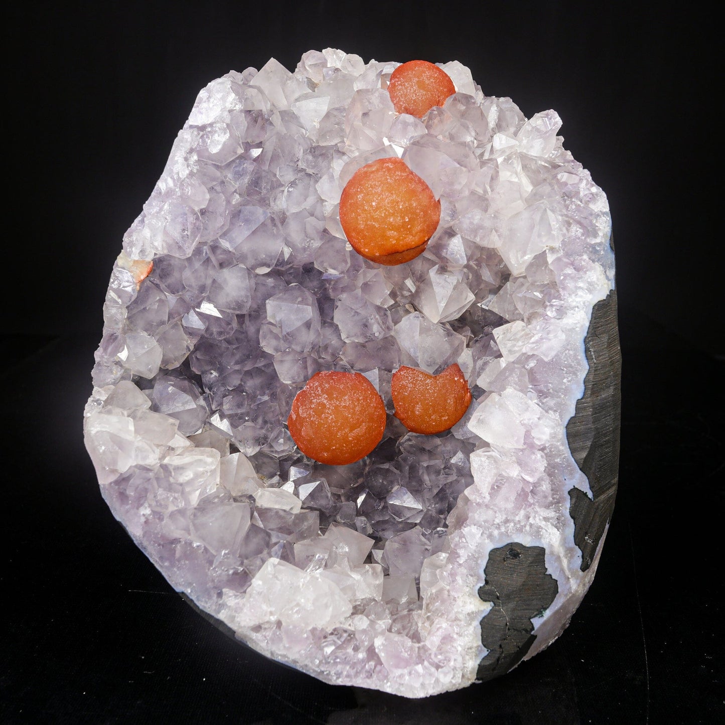 Rare Red Botryoidal Fluorites Natural mineral Specimen # B 7021