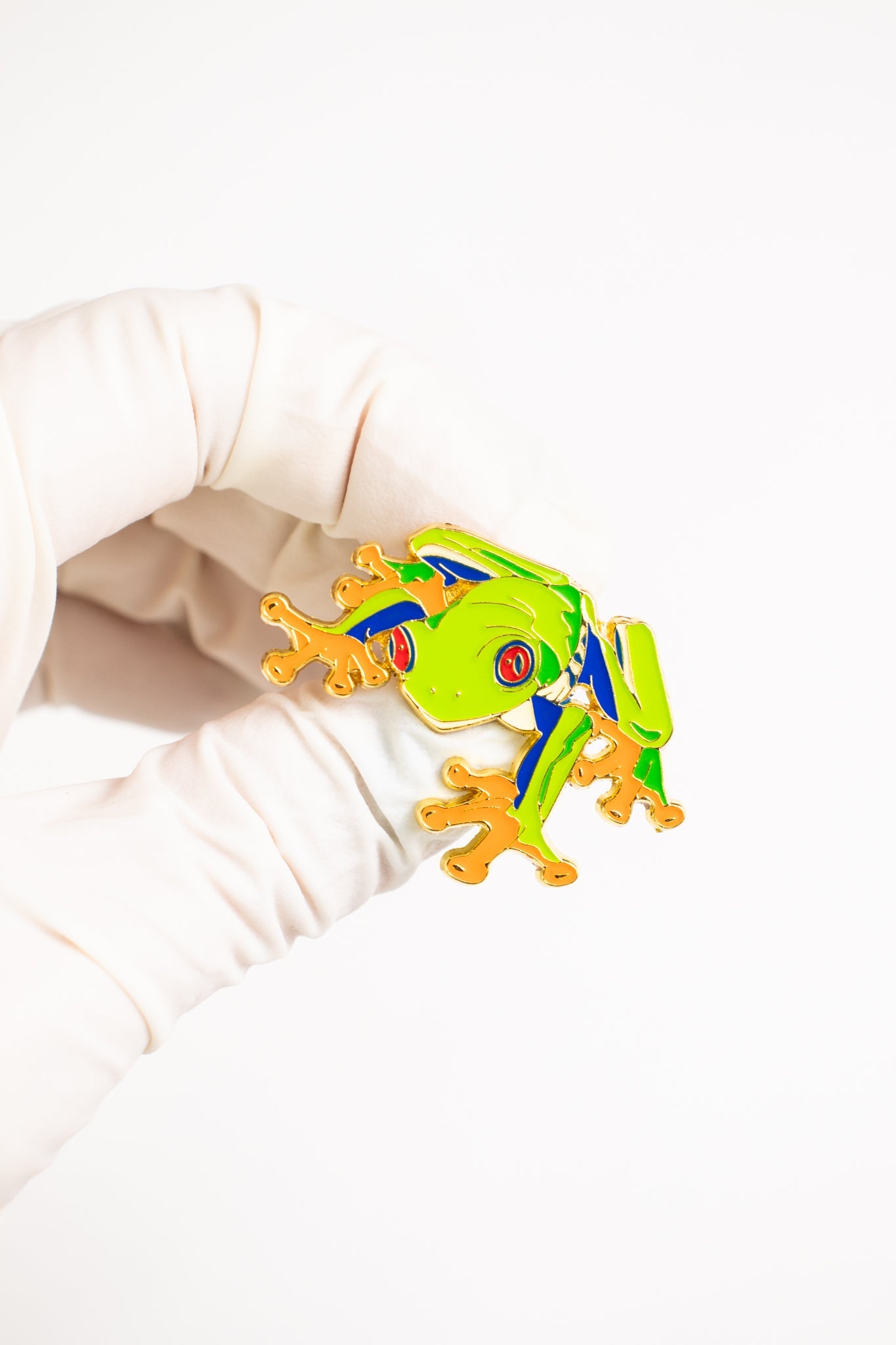 Red-Eyed Tree Frog Enamel Pin (Agalychnis callidryas), Default Title at Stemcell Science Shop