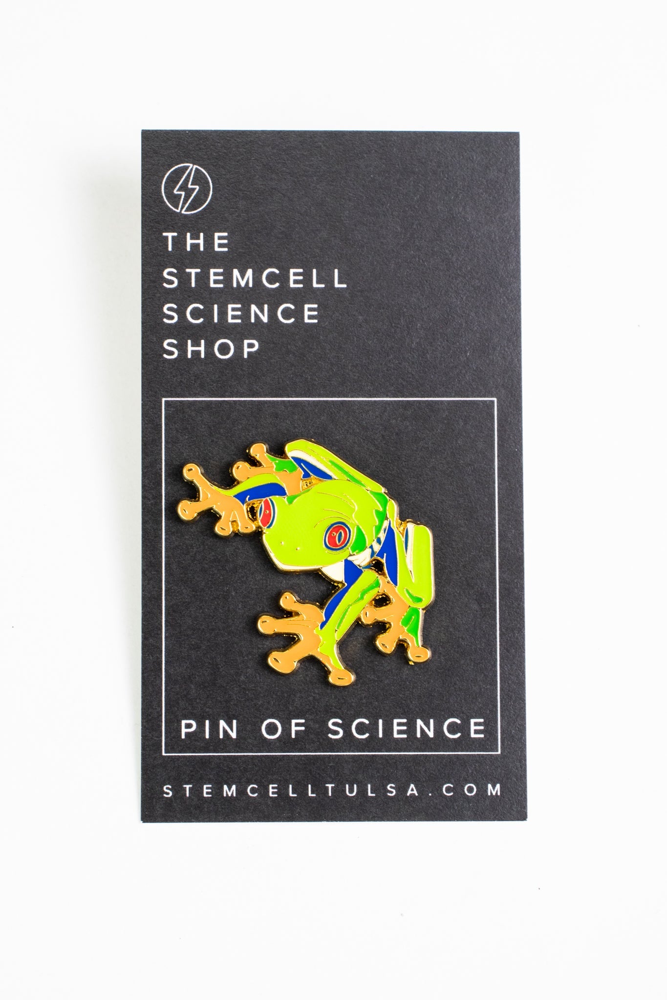 Red Eyed Tree Frog Enamel Pin Pin Stemcell Science Shop