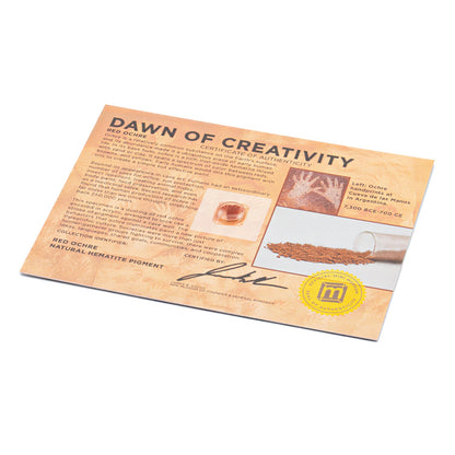 Red Ochre Dawn of Creativity - Card Display