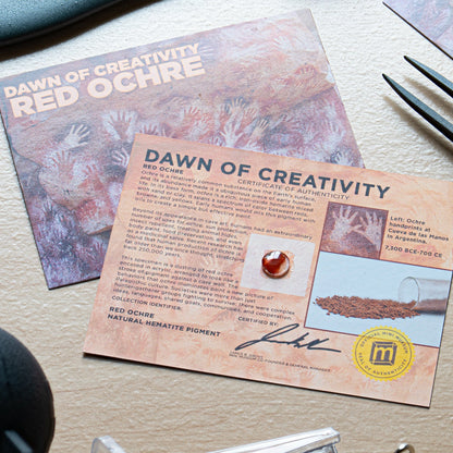 Red Ochre Dawn of Creativity - Card Display