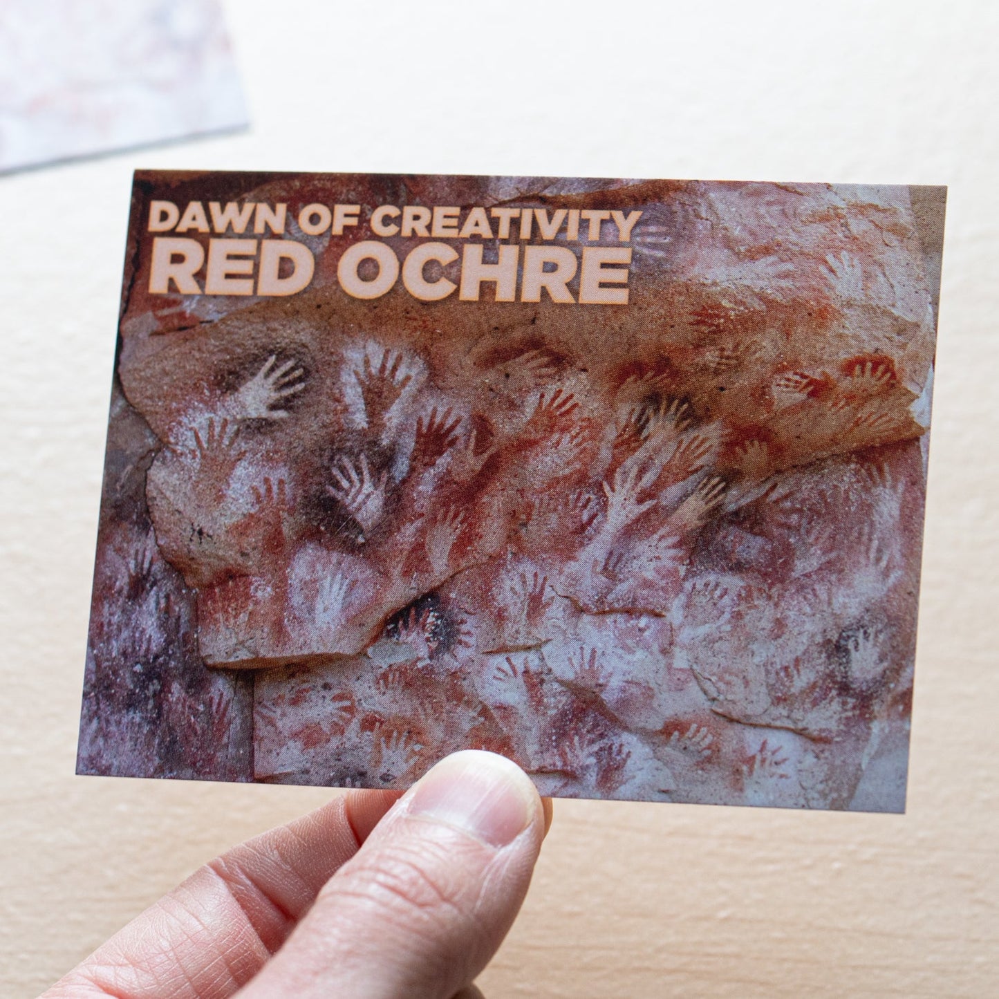 Red Ochre Dawn of Creativity - Card Display