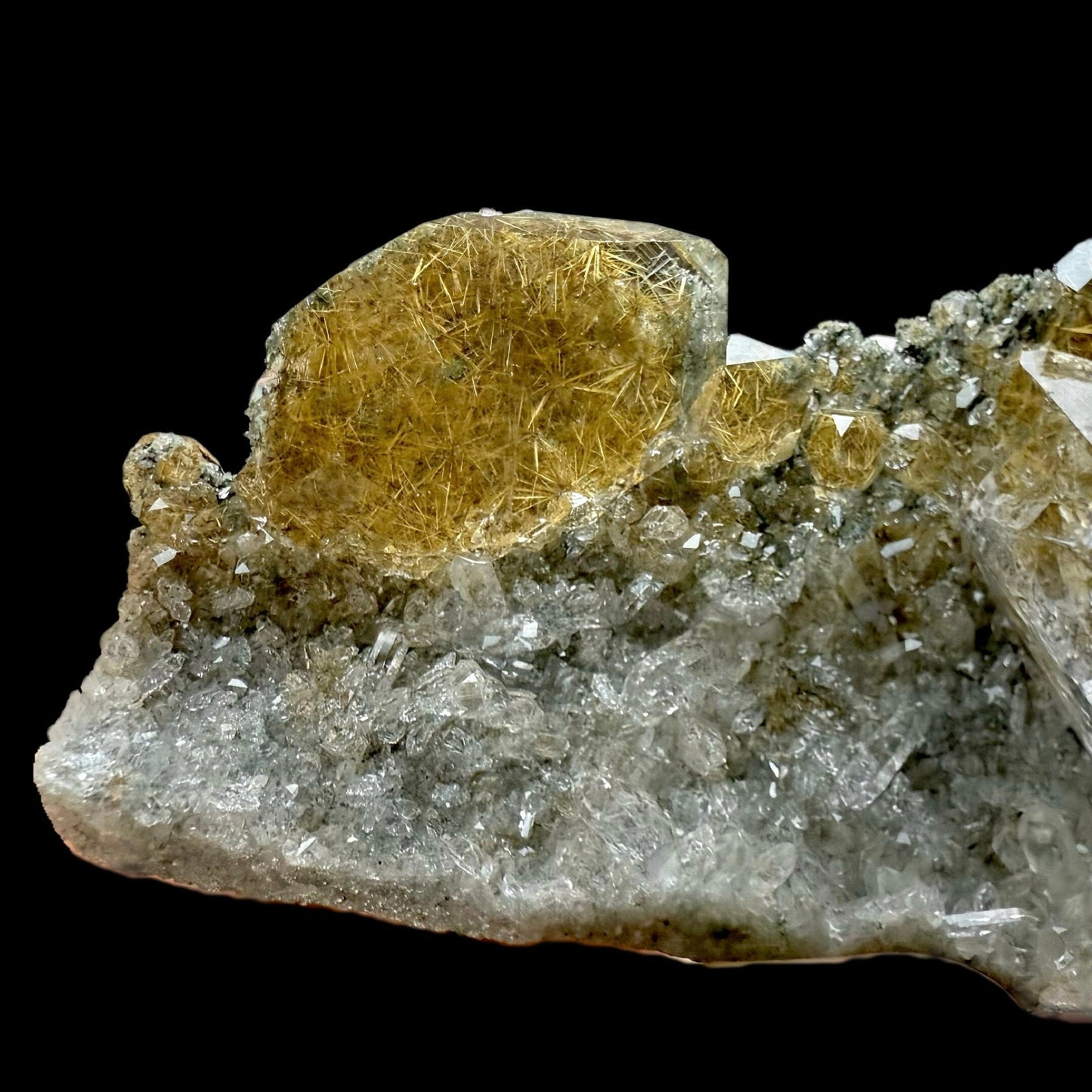 Rutile in Clear Quartz | SELF STANDING | High Quality Mineral | Indian Mineral | Superb Minerals | Fine Mineral | Collectors Piece Item