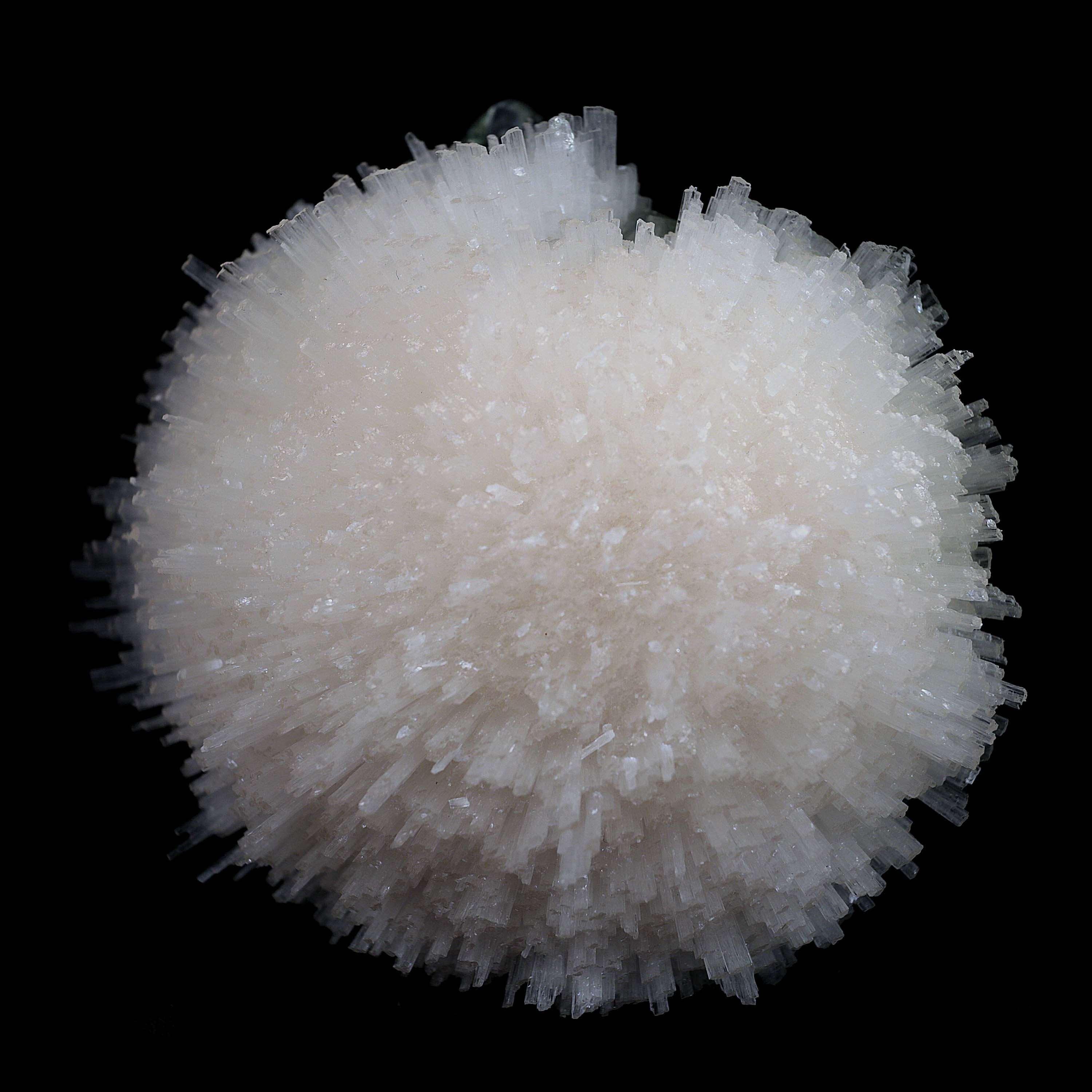 Scolecite Ball with Green Apophyllite Natural Mineral Specimen  # B 4526