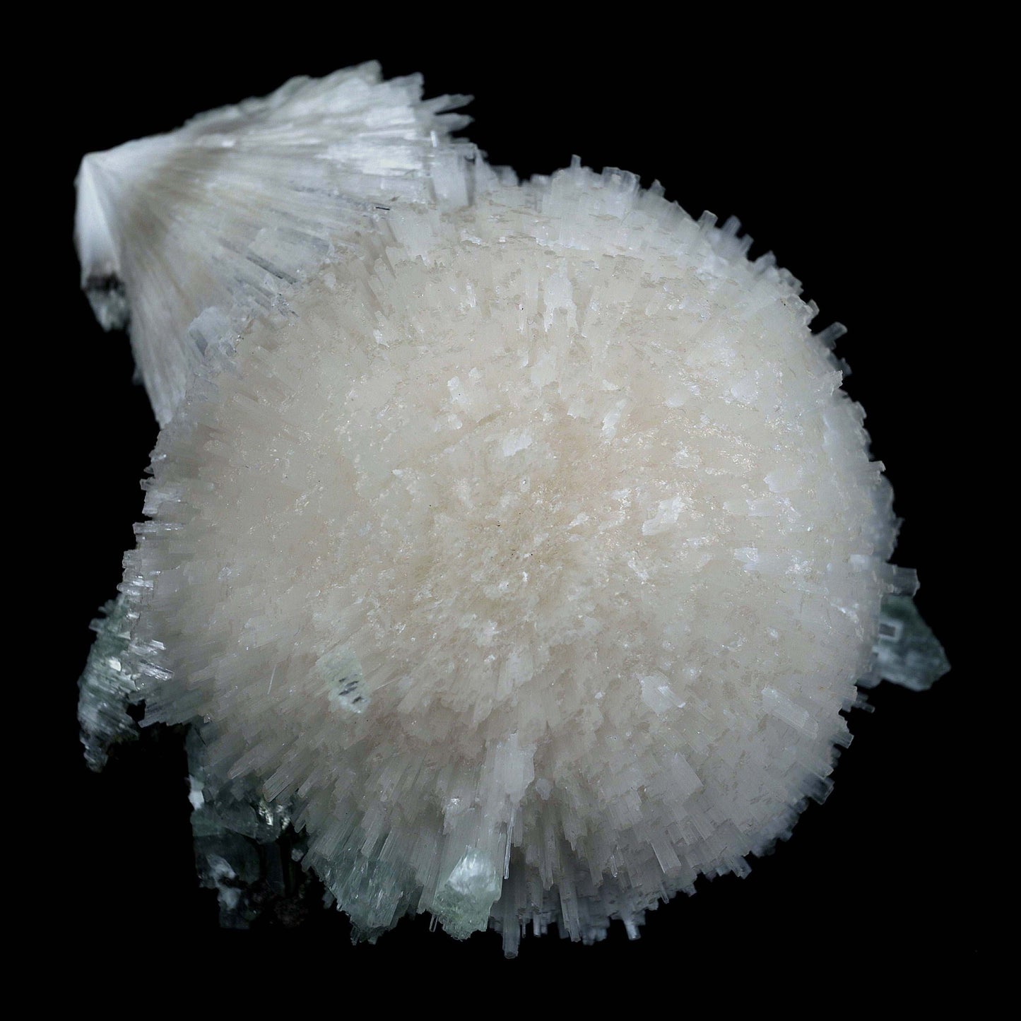 Scolecite Galssy Spehere with Apophyllite Natural Mineral Specimen  # B 4609