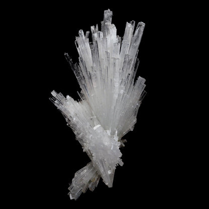 Scolecite Glassy Spray Natural Mineral Specimen  # B 4608