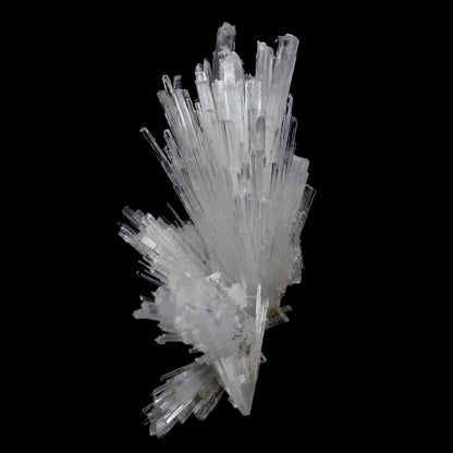 Scolecite Glassy Spray Natural Mineral Specimen  # B 4608