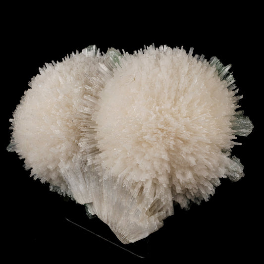 Scolecite Huge Spray with Green Apophyllite Cube Natural Mineral Specimen # B 5725
