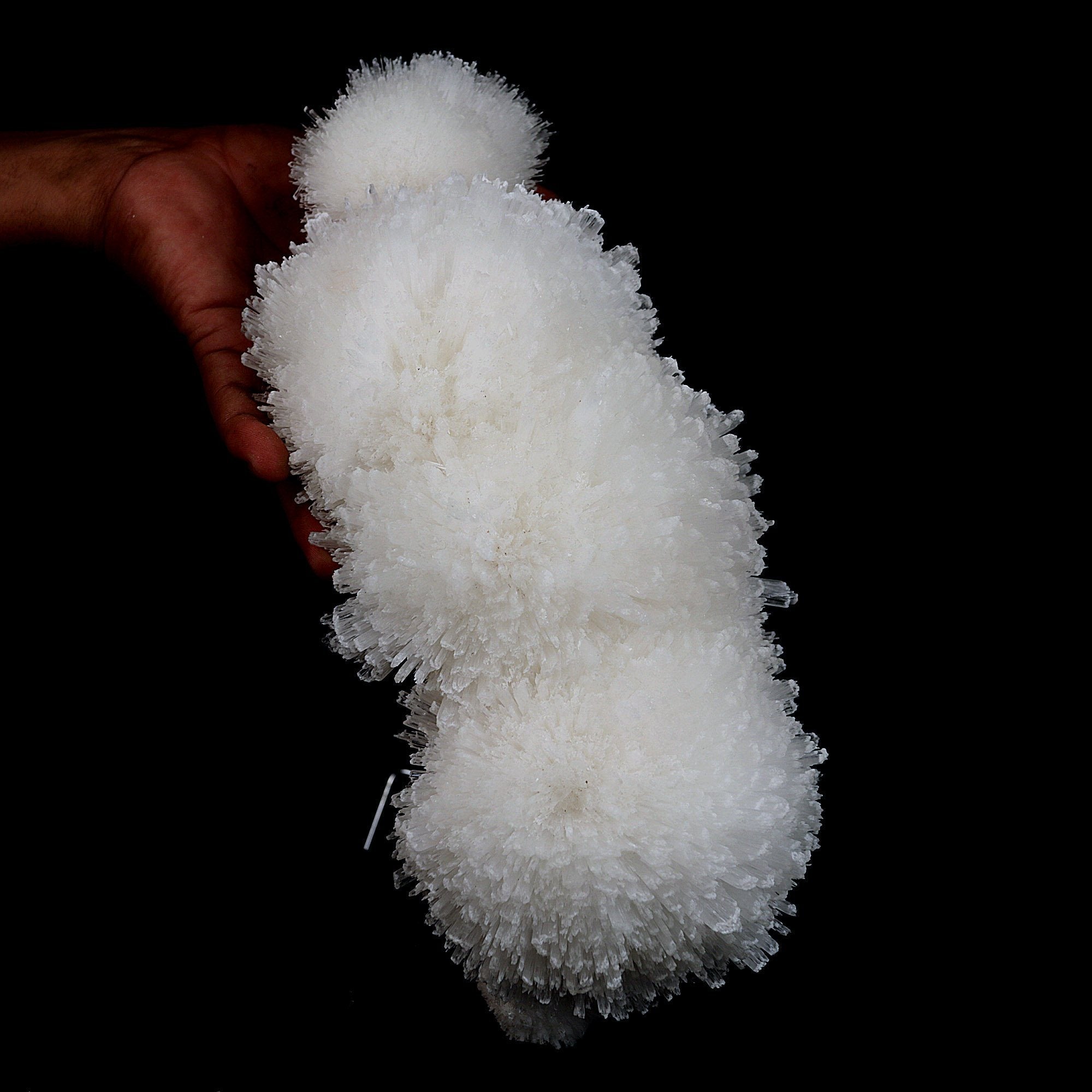 Scolecite Sphere on Matrix Natural Mineral Specimen  # B 4763