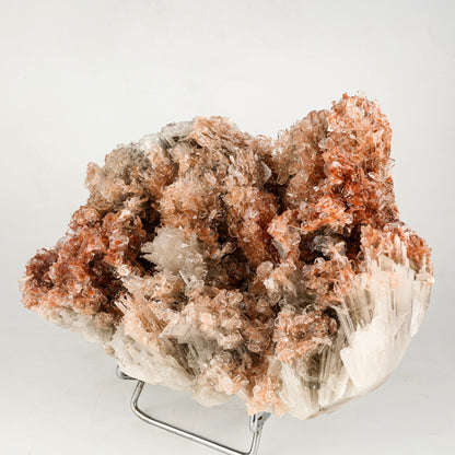 Scolecite Spray Brown color with Apophyllite cubes Natural Mineral Specimen # B 6267