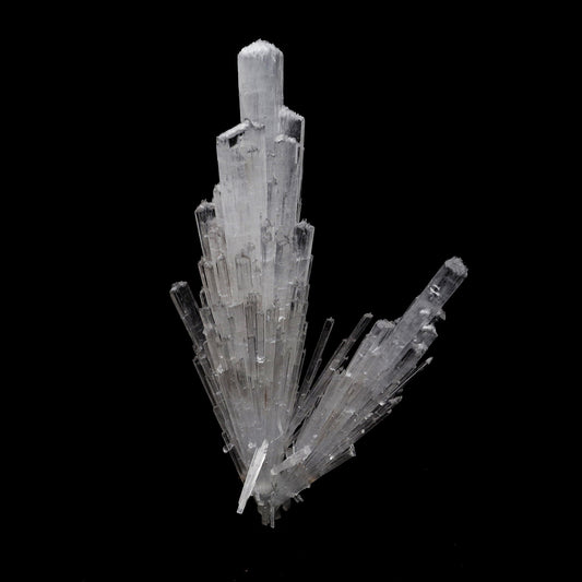 Scolecite Spray Formation Natural Mineral Specimen  # B 5275