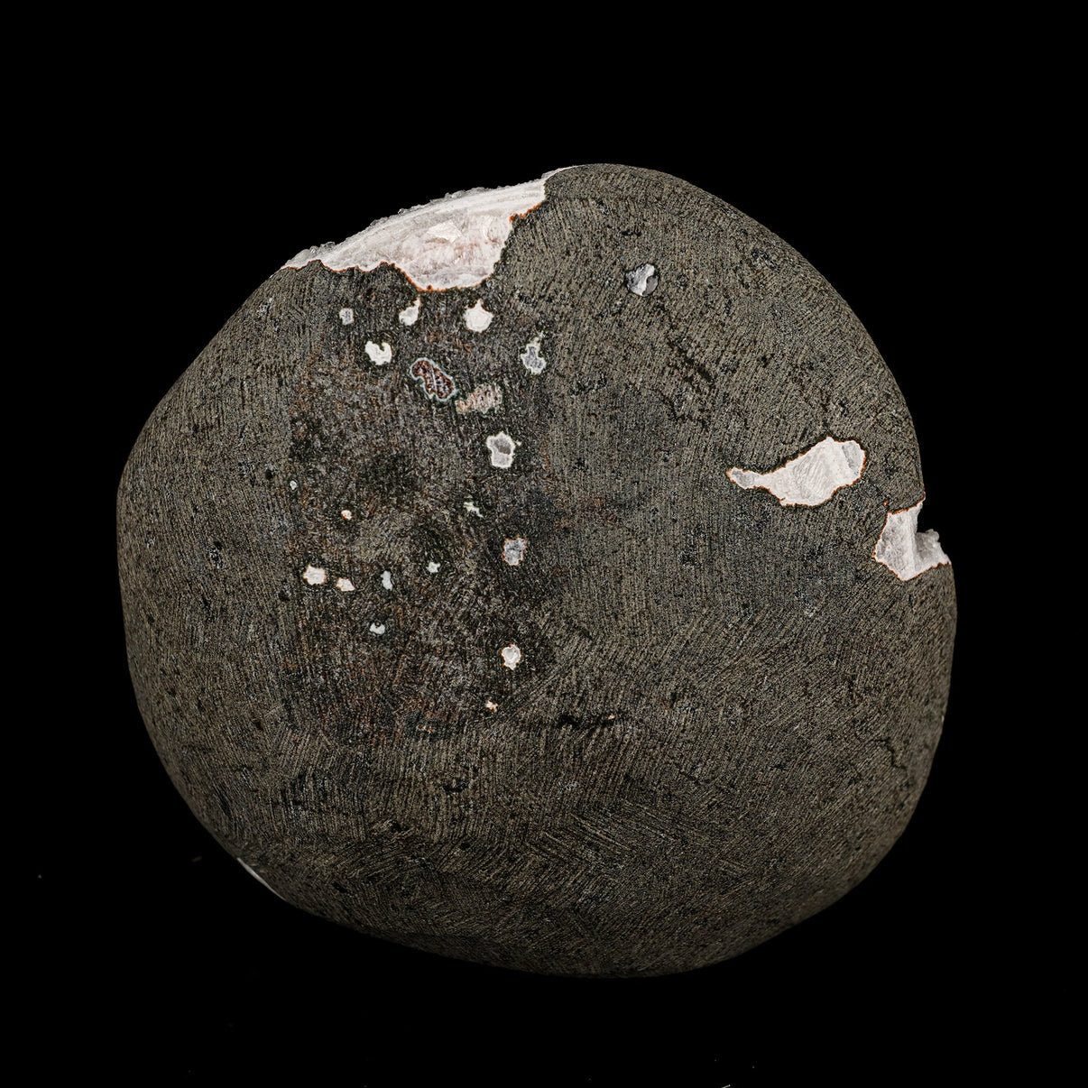 Scolecite Spray Inside MM Quartz Geode Natural Mineral Specimen # B 63 ...