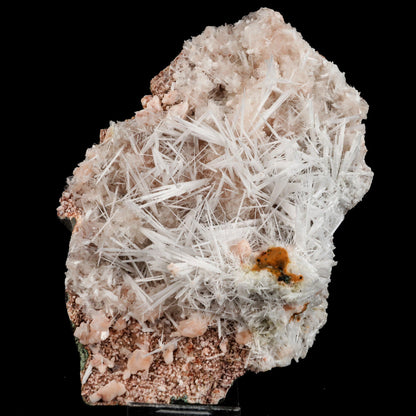 Scolecite Sprays in Heulandite Geode Natural Mineral Specimen # B 6547