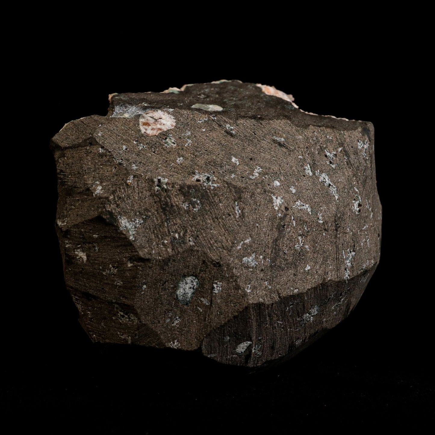 Scolecite Sprays Inside Heulandite Geode Natural Mineral Specimen  # B 5059