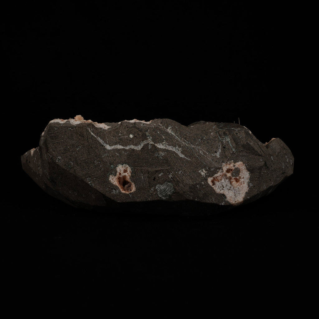 Scolecite Sprays Inside Heulandite Geode Natural Mineral Specimen  # B 5071