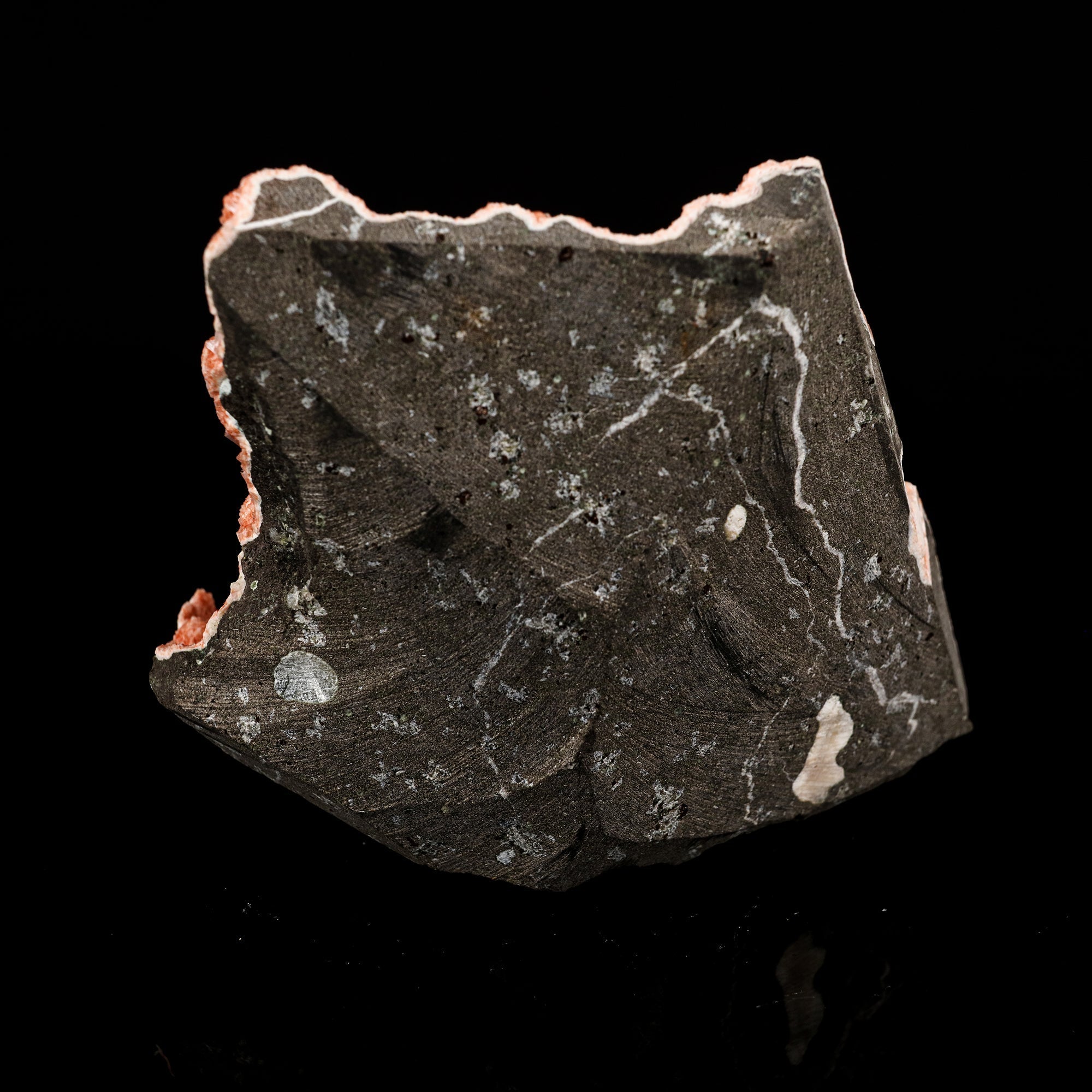 Scolecite Sprays Inside Heulandite Geode Natural Mineral Specimen # B 5803