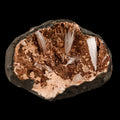 Scolecite Sprays Inside Heulandite Geode Natural Mineral Specimen # B 5823
