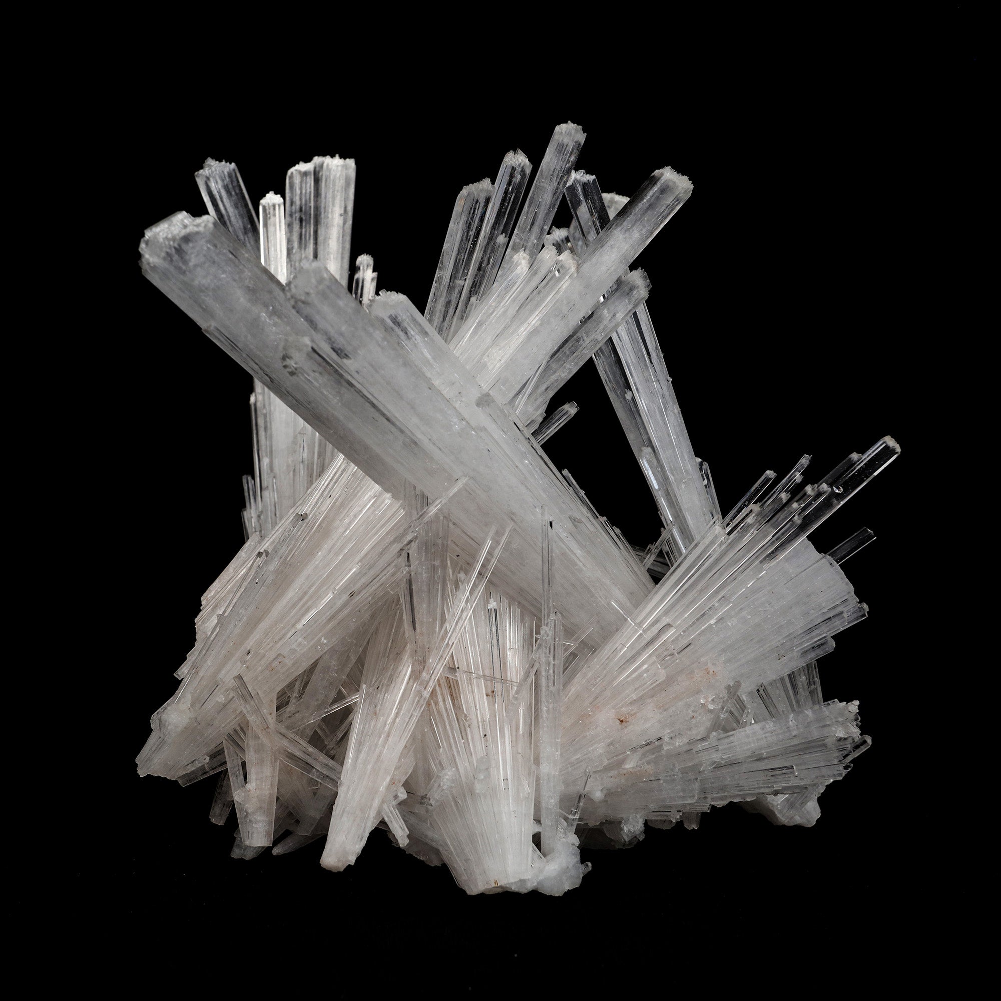 Scolecite Sprays Intergrown Natural Mineral Specimen  # B 5104