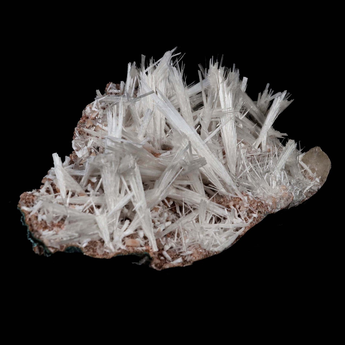 Scolecite Sprays with Stilbite on Heulandite Natural Mineral Specimen  # B 5171