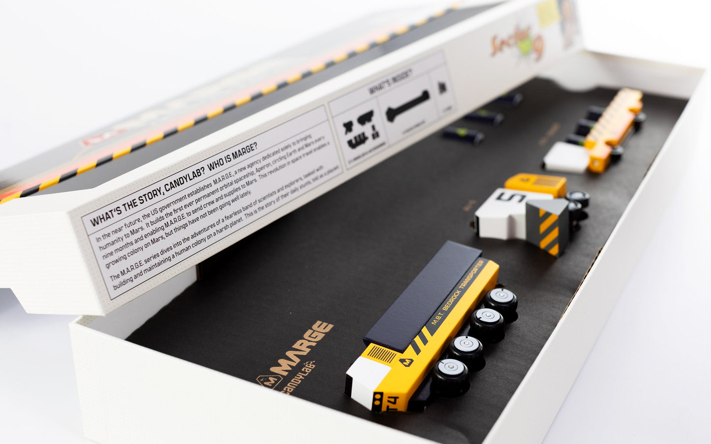 M.A.R.G.E. Wooden Mars Vehicles: SECTOR 9 SET