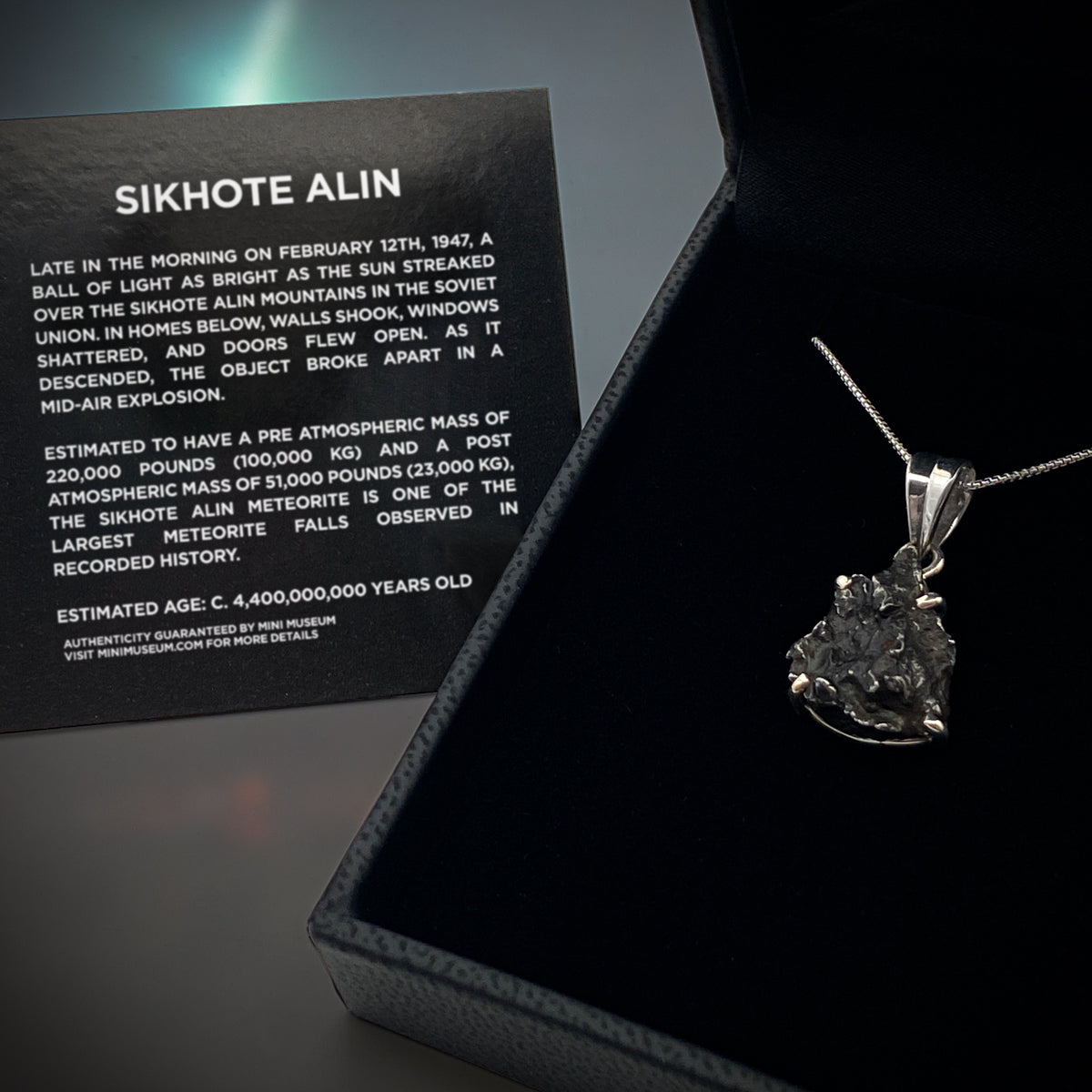 Sikhote Alin Meteorite Pendant
