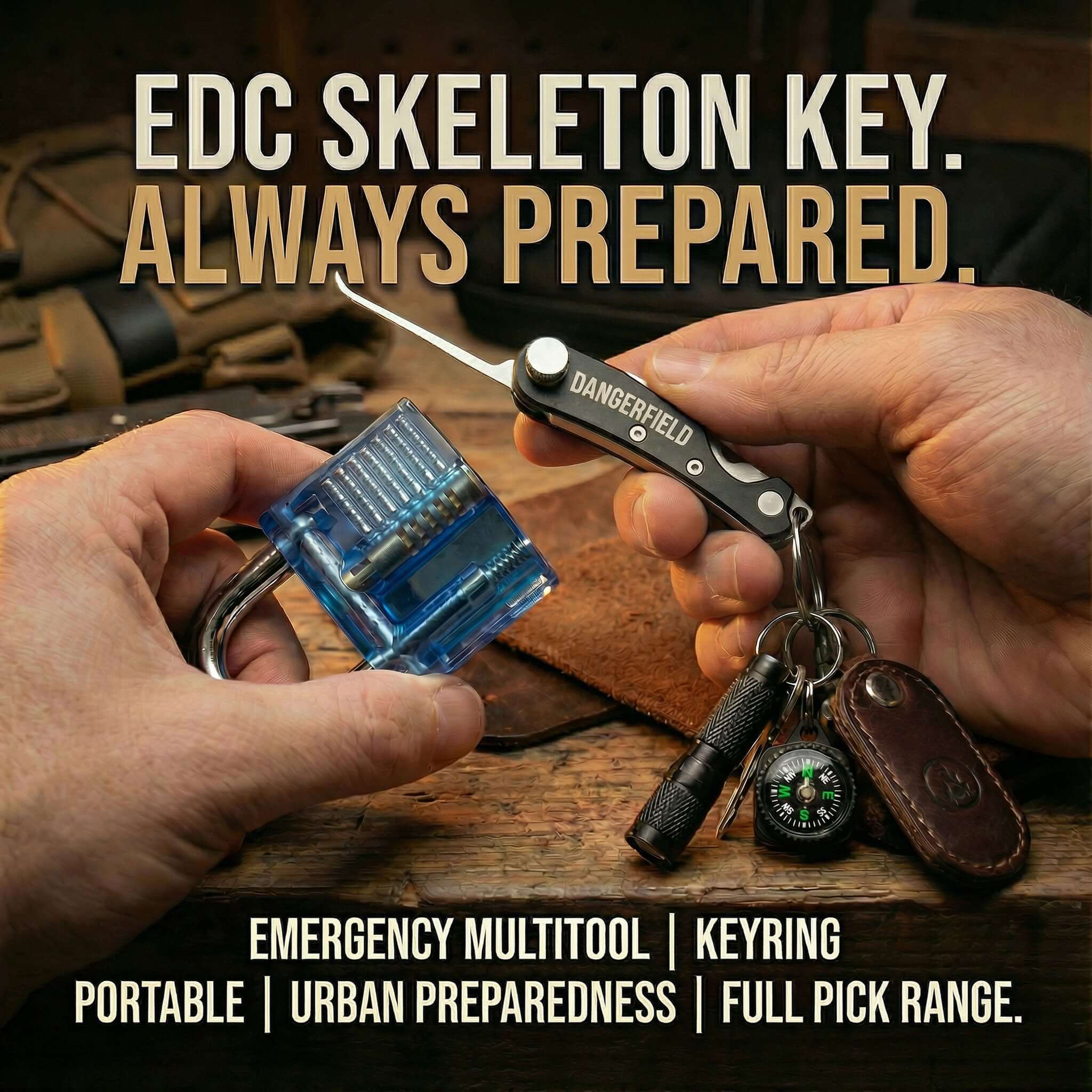 SKELETON EDC Multi Tool Lock Pick Set - by Dangerfield – Stemcell